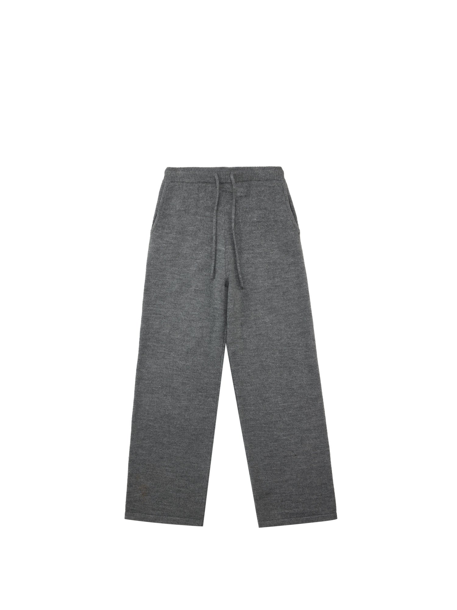 FPA Merino Wool Anti-Pilling Knit Casual Trousers Autumn/Winter Retro Track Suit Straight-Leg Knit Pants
