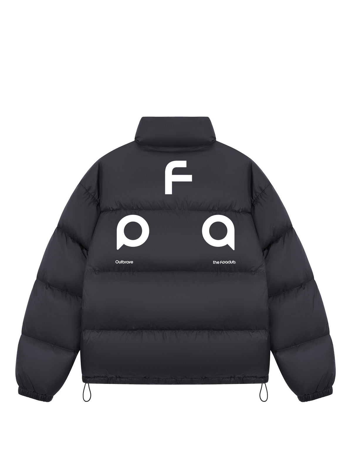 FPA Letter Brand Triangle Graphic Logo Down Jacket - Winter Basic Printed Couple Warm Down Coat