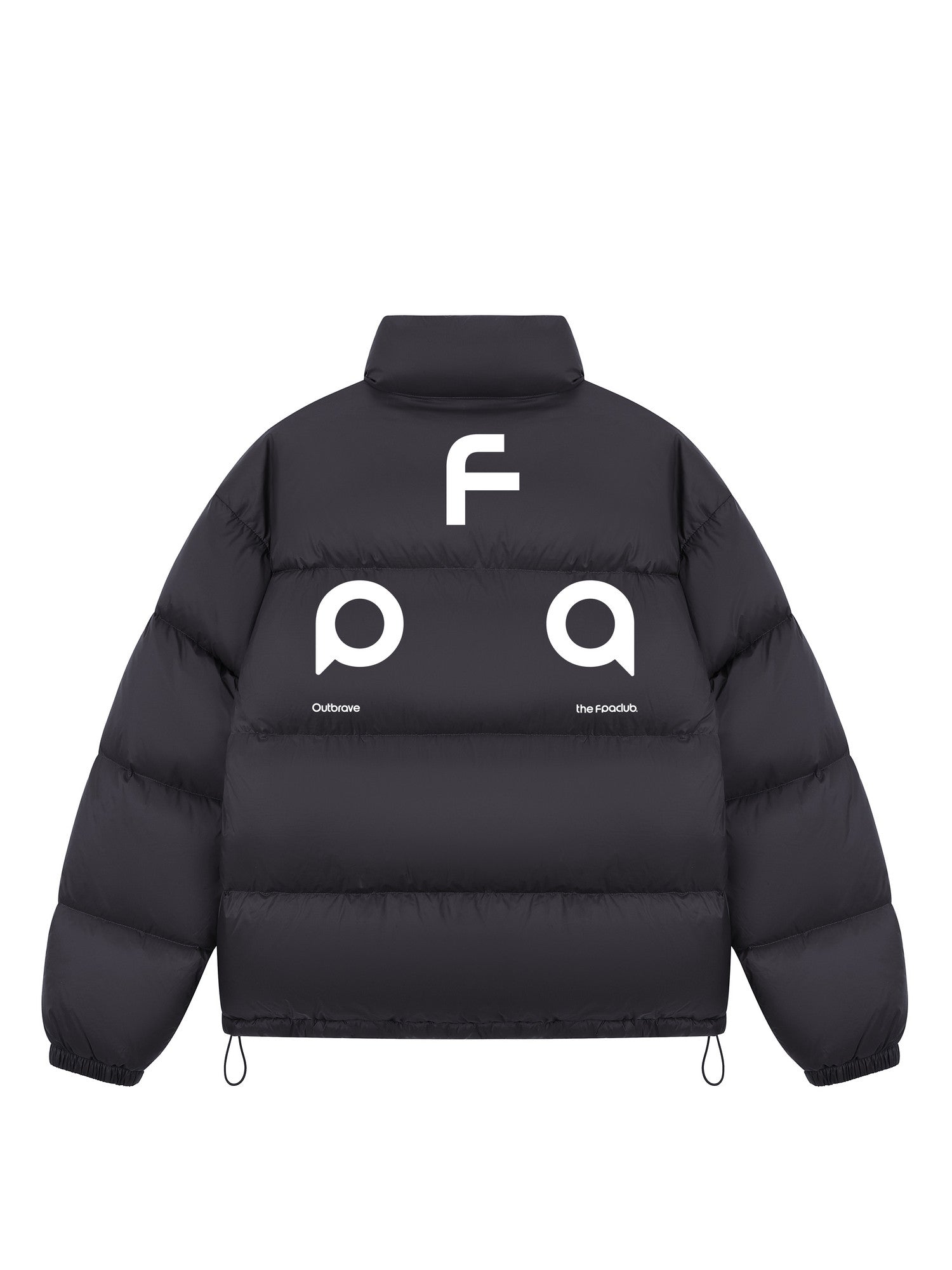 FPA Letter Brand Triangle Graphic Logo Down Jacket - Winter Basic Printed Couple Warm Down Coat