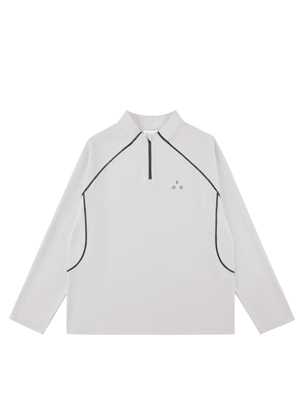 FPA5A Antimicrobial Quick-Dry Half-Zip Long-Sleeve Sports T-Shirt for Men and Women, Spring Outdoor Casual Pullover