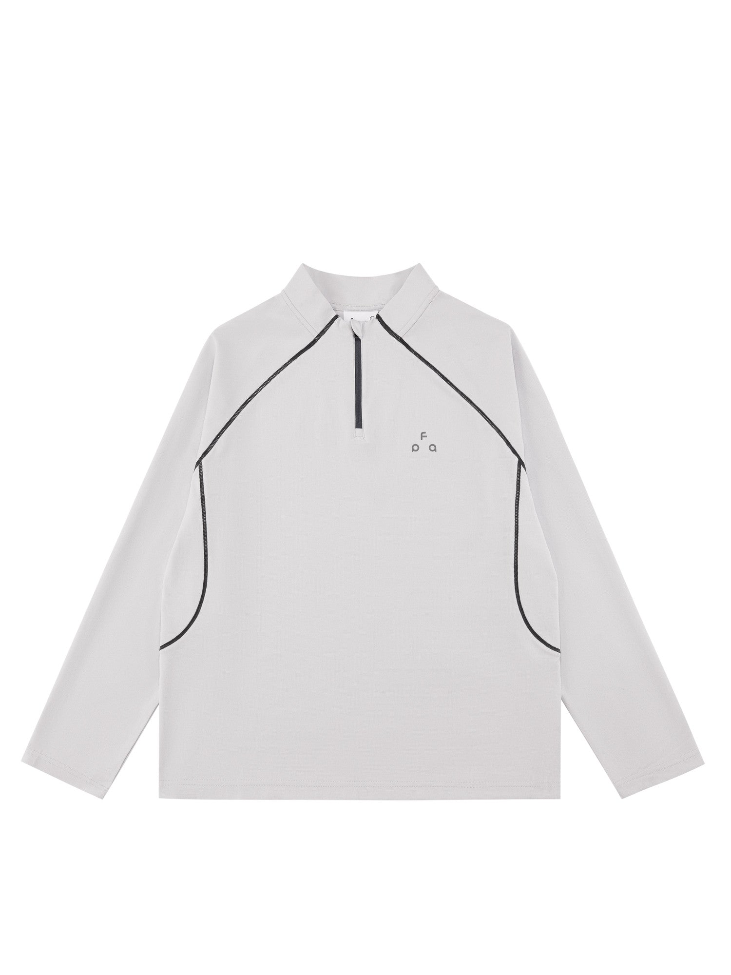 FPA5A Antimicrobial Quick-Dry Half-Zip Long-Sleeve Sports T-Shirt for Men and Women, Spring Outdoor Casual Pullover