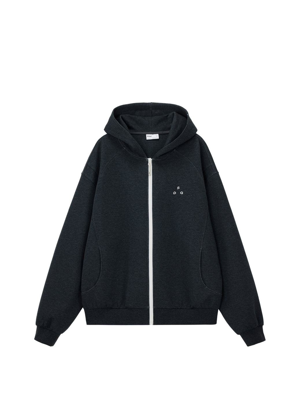 FPA Structural Line Hooded Sweatshirt - Basic Logo Casual Unisex Loose Spring Heavyweight Hoodie for Men