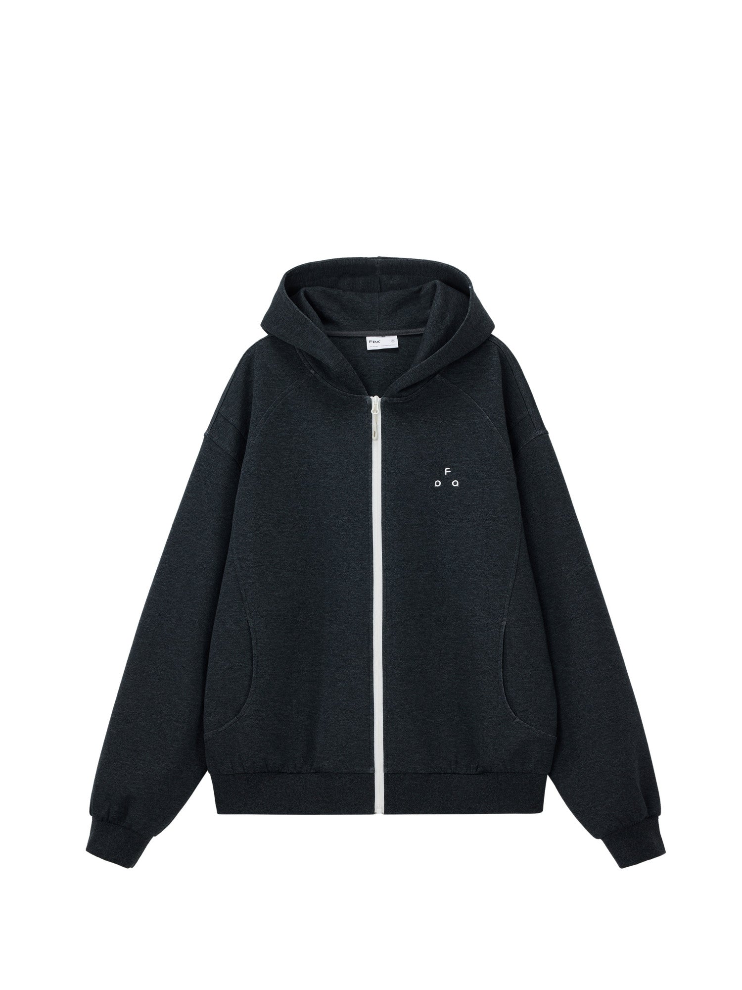 FPA Structural Line Hooded Sweatshirt - Basic Logo Casual Unisex Loose Spring Heavyweight Hoodie for Men