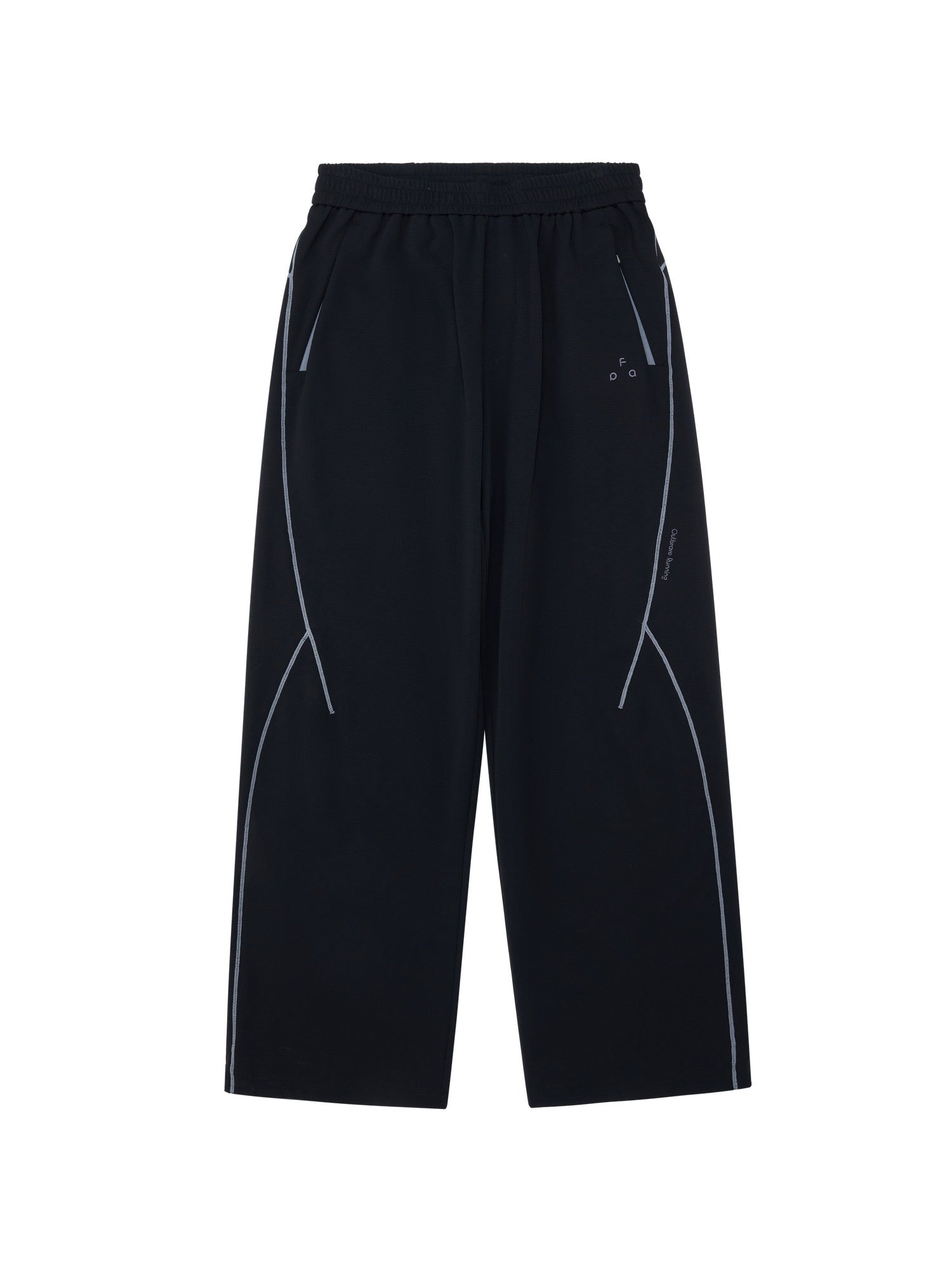 FPA Lightweight Breathable Contrast Stitch Textured Knit Pants - Relaxed Straight Leg Unisex Outdoor Casual Trousers