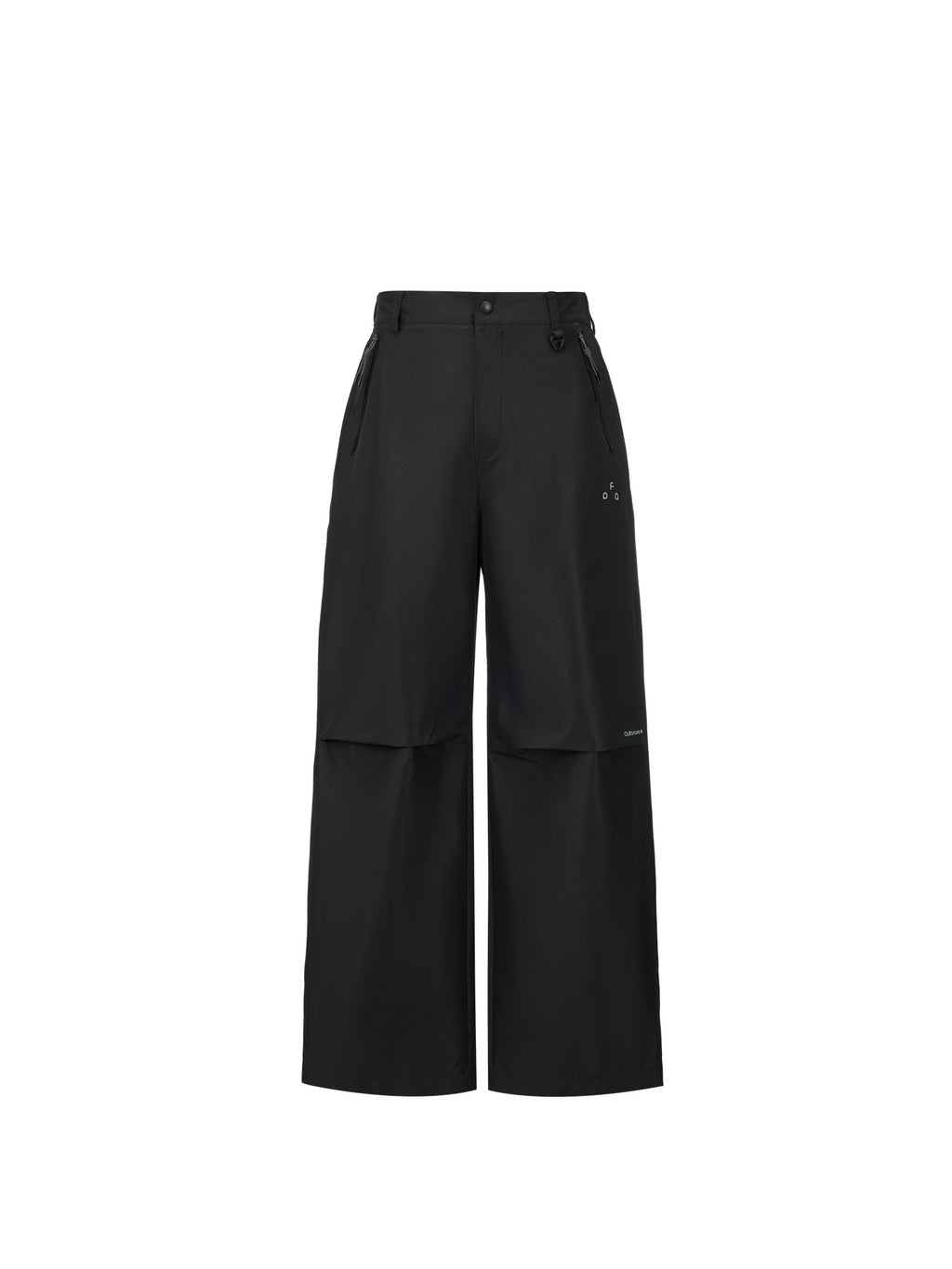 FPA Outdoor Paratrooper Pants – Hiking Straight-Leg Unisex Zip Windproof Waterproof Casual Black Long Pants for Men
