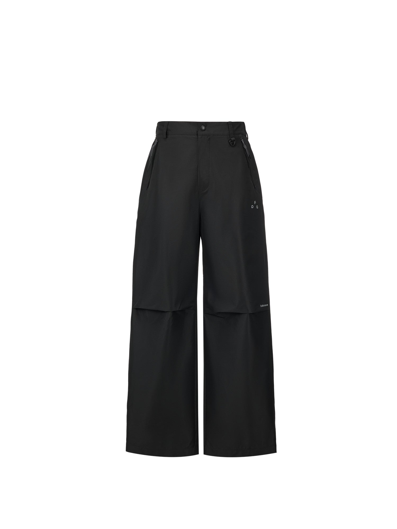 FPA Outdoor Paratrooper Pants – Hiking Straight-Leg Unisex Zip Windproof Waterproof Casual Black Long Pants for Men