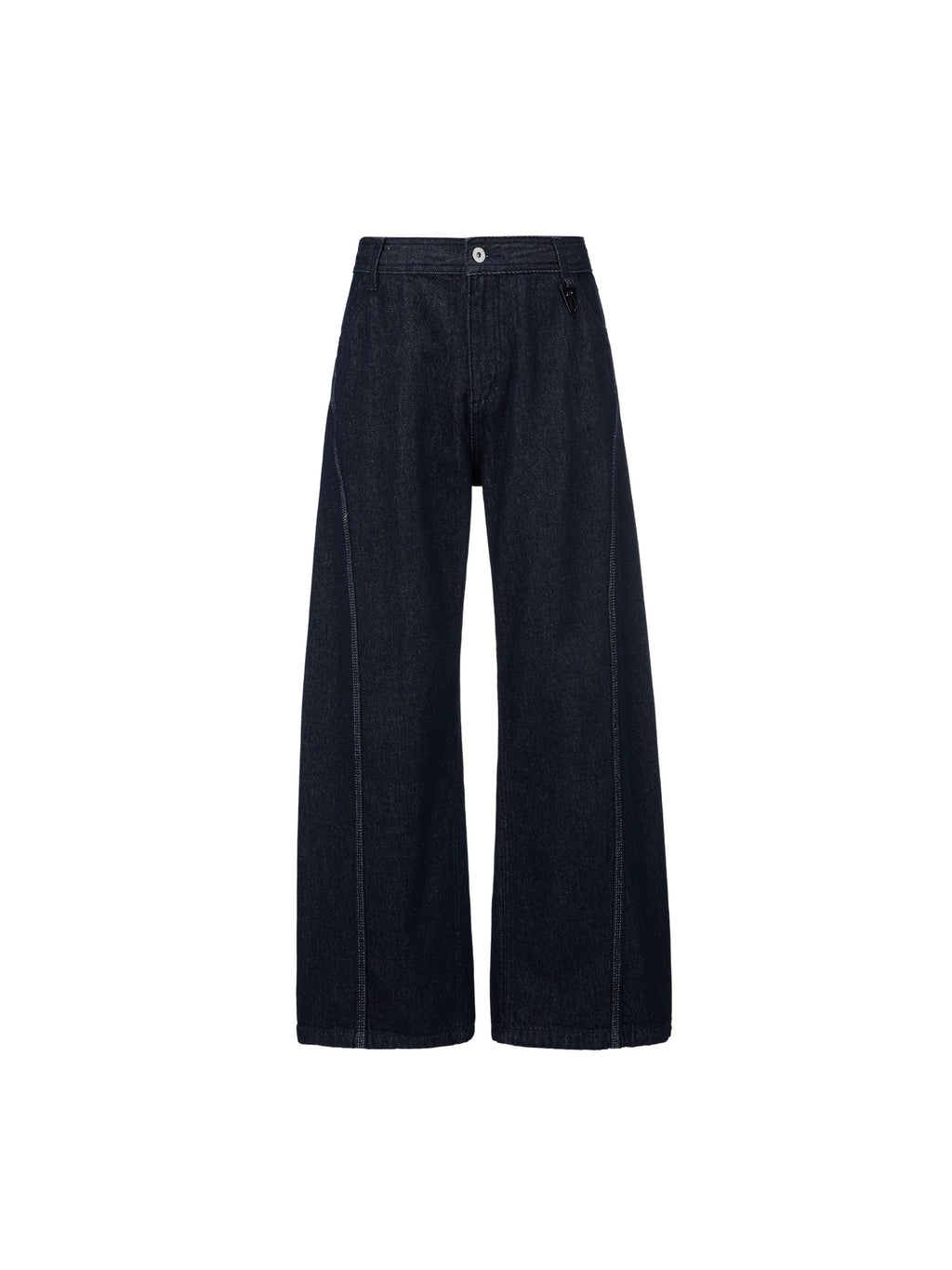 FPA Outdoor Raw Denim Straight-Leg Jeans – Chinese Streetwear Trend, Relaxed Straight-Leg Casual Denim