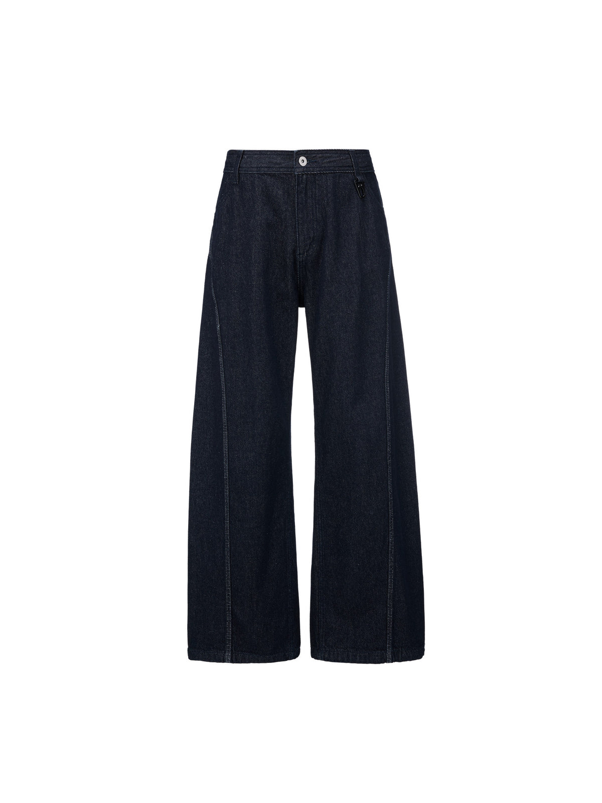 FPA Outdoor Raw Denim Straight-Leg Jeans – Chinese Streetwear Trend, Relaxed Straight-Leg Casual Denim