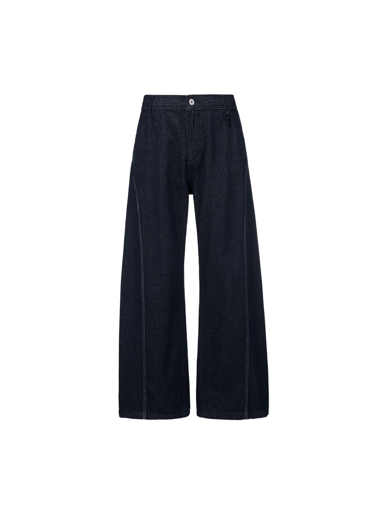 FPA Outdoor Raw Denim Straight-Leg Jeans – Chinese Streetwear Trend, Relaxed Straight-Leg Casual Denim