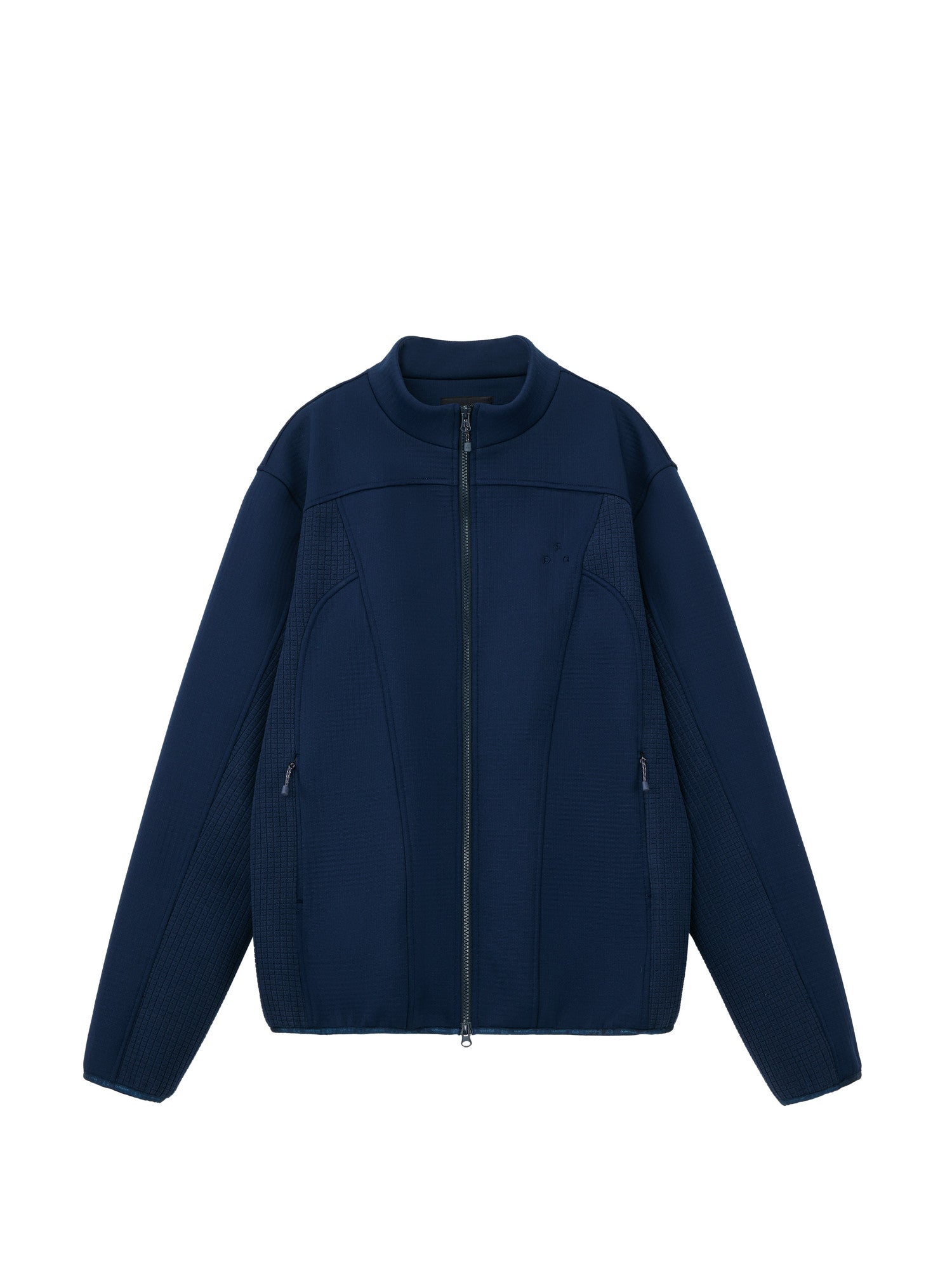 FPA Waffle Patchwork Jacket 2026 New Casual Retro Stand Collar Unisex Sports Zip-Up Cardigan