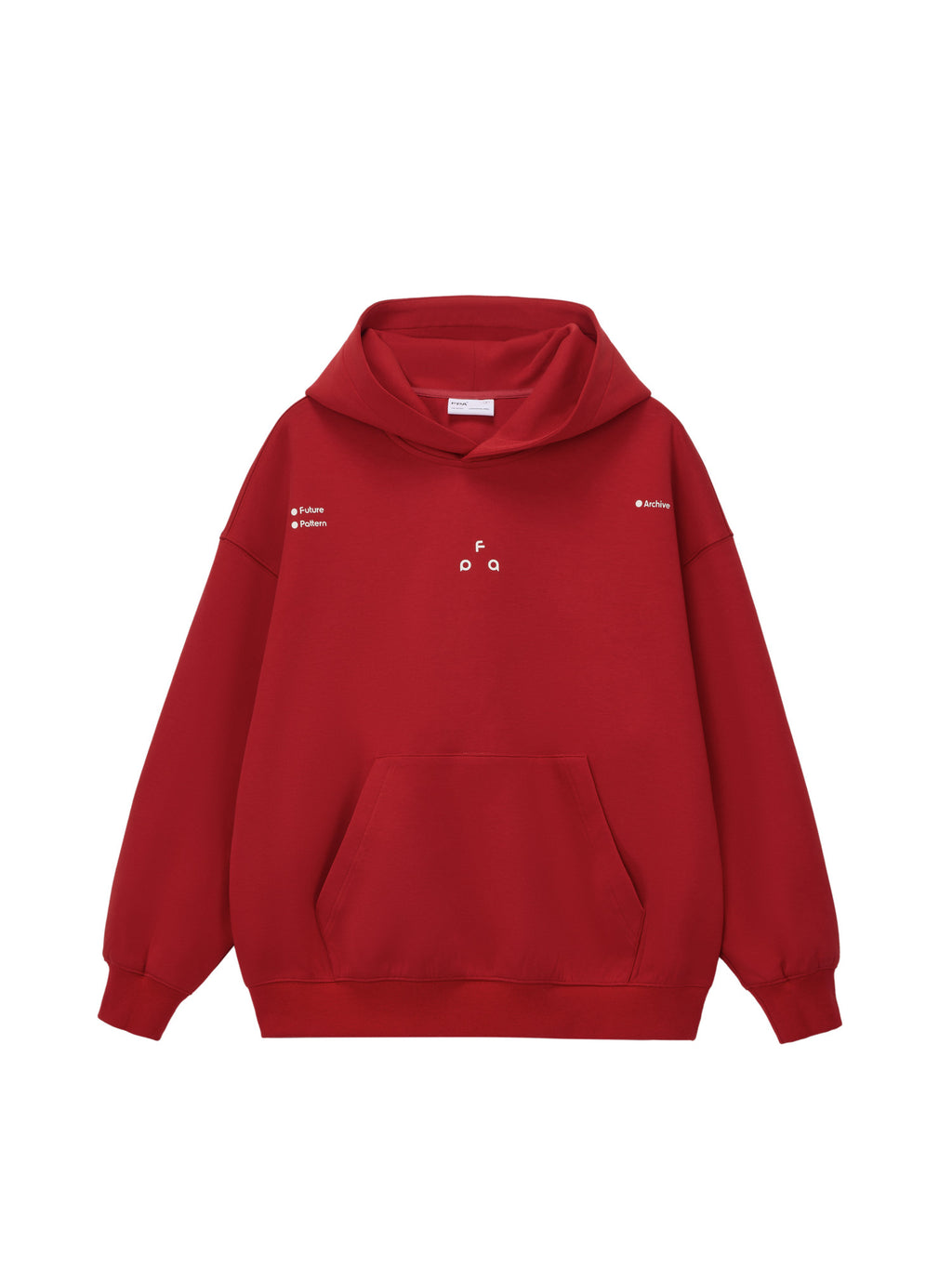 FPA Logo Graphic Hoodie - Chinese New Year Limited Edition in China Red, Couple Matching Pullover