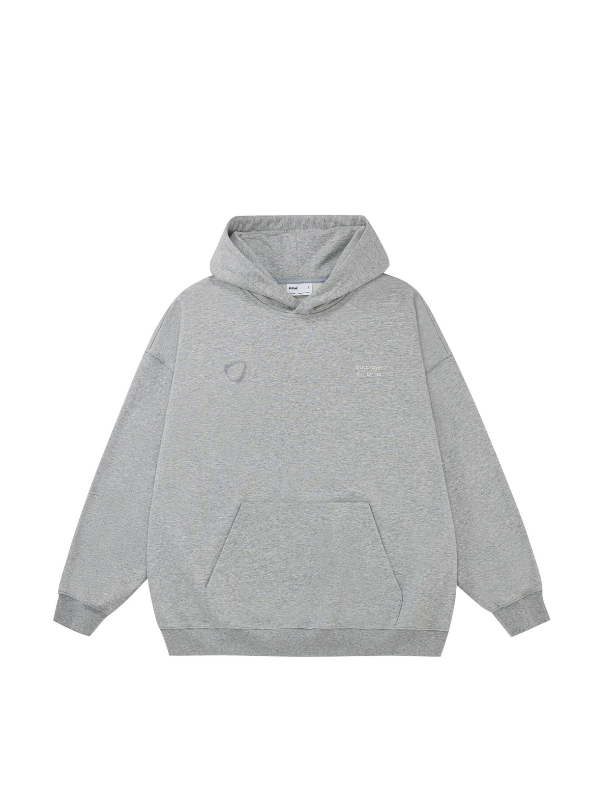 FPA Patterned Polka Dot Color-Block Hoodie