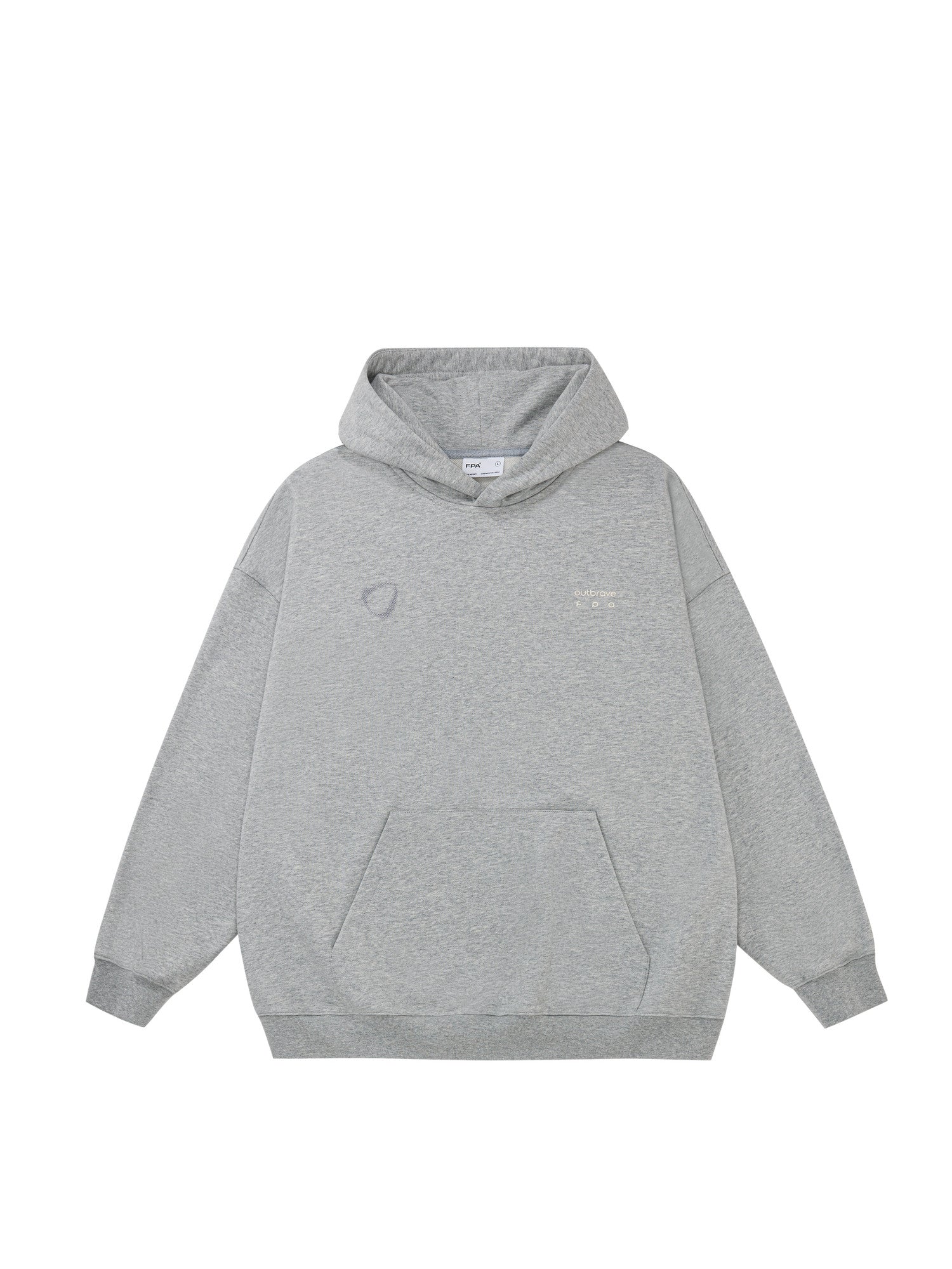 FPA Patterned Polka Dot Color-Block Hoodie