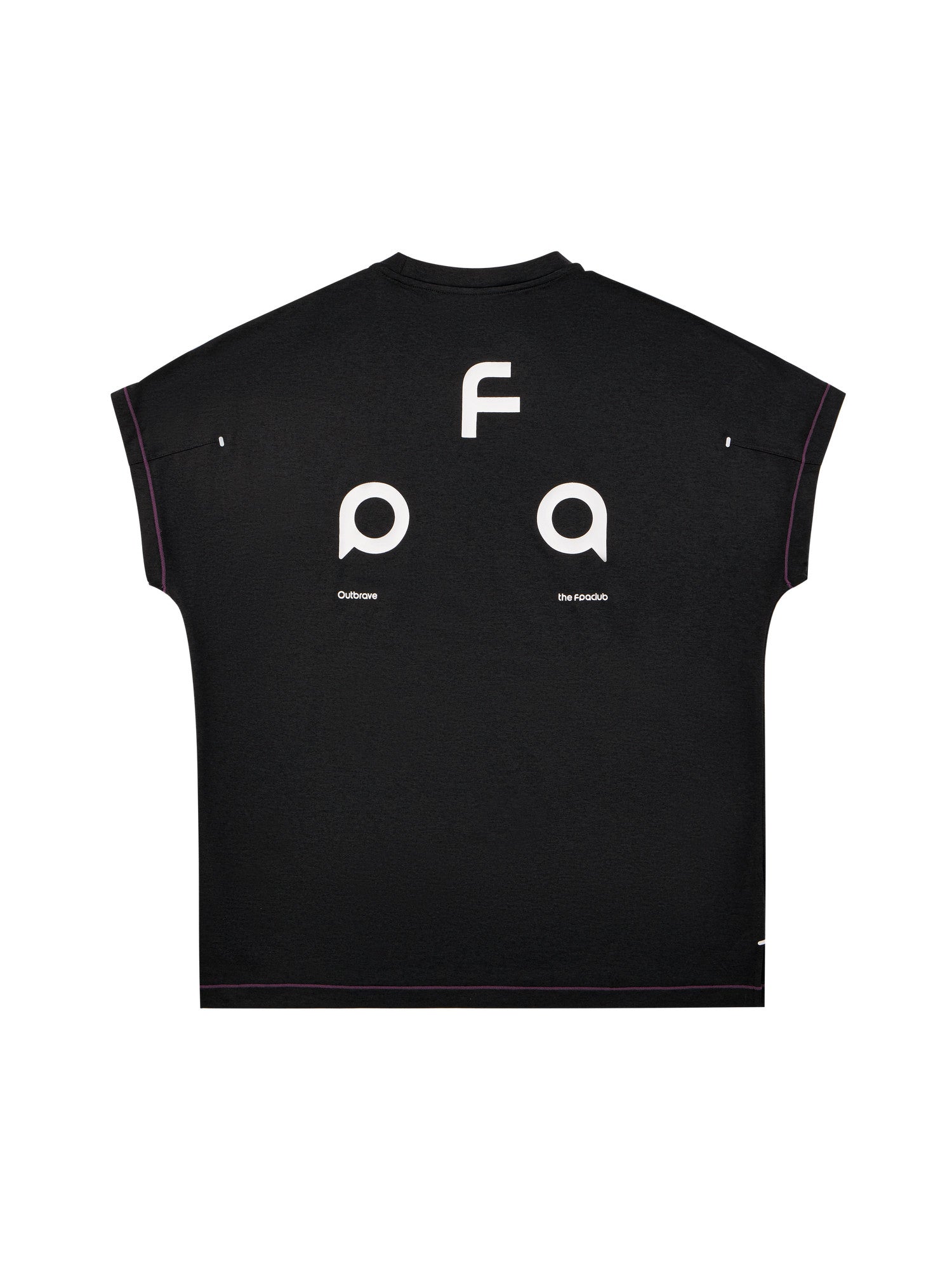 FPA Sun-Protective Antibacterial Stretch Contrast Stitch Sleeveless Short-Sleeve Summer Sports Design Couple T-Shirt