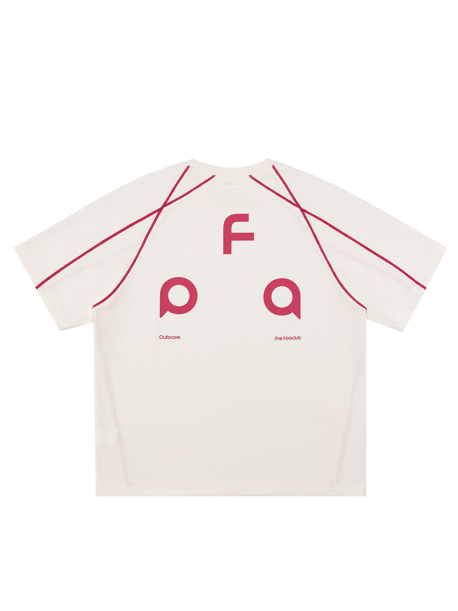 FPA Contrast Stitch Logo Quick-Dry Short Sleeve T-Shirt for Outdoor Sports, Summer Premium Crew Neck Couple Tee