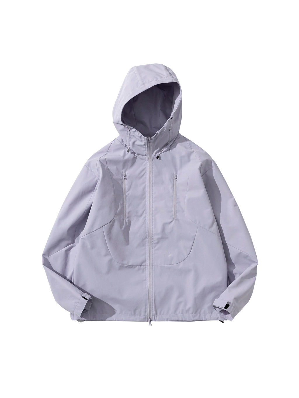 FPA Double-Layer Drawstring Hooded Structured Shell Jacket, Spring Outdoor Sports Premium Unisex Zip-Up Coat