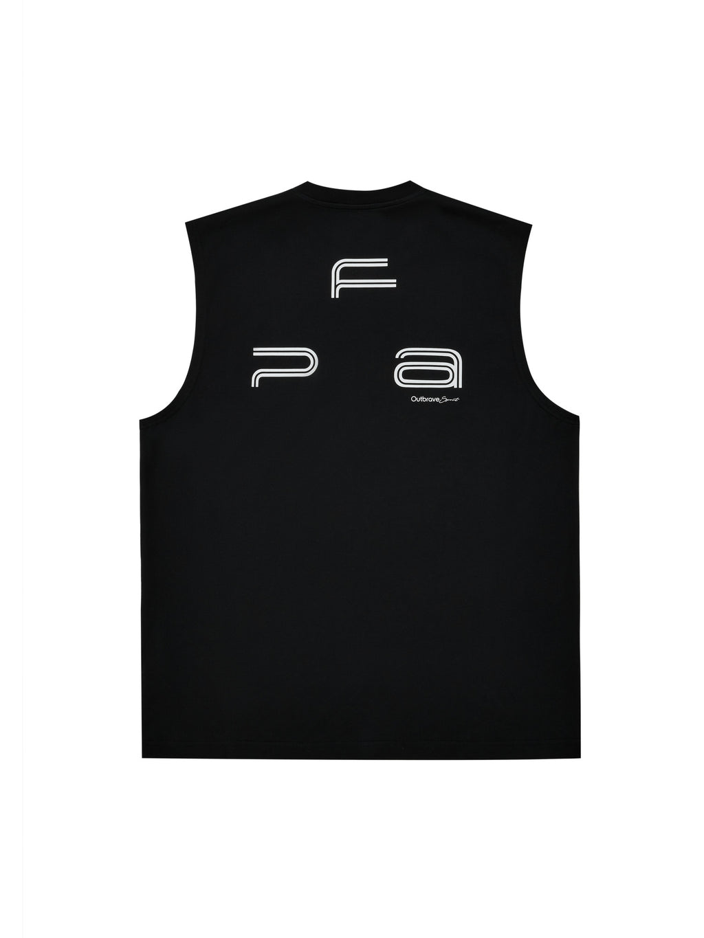 FPA Triangle Logo COOLMAX Sweat-Wicking Tank Top for Men - Athletic Running, Gym, Outdoor Quick-Dry Sleeveless Tee