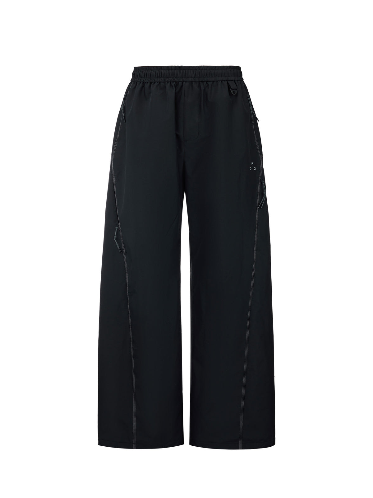 FPA Outdoor Camo Texture Water-Repellent Hiking Trousers - Loose Straight Leg with Zip Pockets