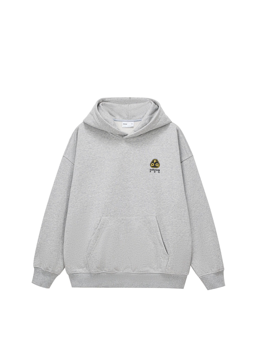FPA Warm Fleece Hooded Sweatshirt for Men and Women – Loose Fit, Heavyweight, Unisex Logo Streetwear for Spring and Autumn