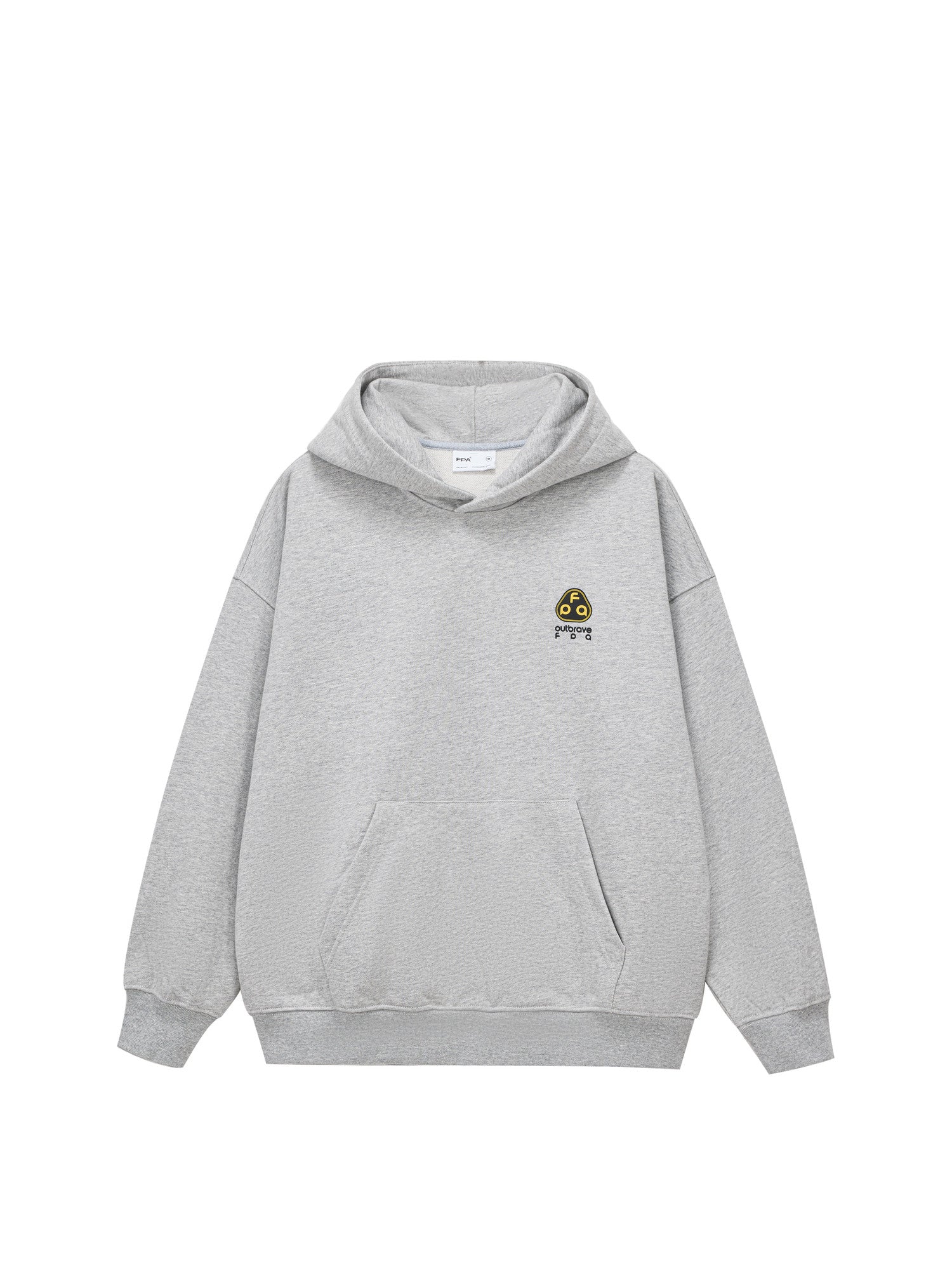 FPA Warm Fleece Hooded Sweatshirt for Men and Women – Loose Fit, Heavyweight, Unisex Logo Streetwear for Spring and Autumn