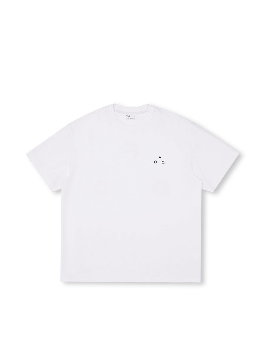 FPA Cool-Touch Ice-Silk Xinjiang Long-Staple Cotton T-Shirt, Chinese Streetwear, Loose Fit, Crew Neck, Casual, Heavyweight, White, Summer Short Sleeve