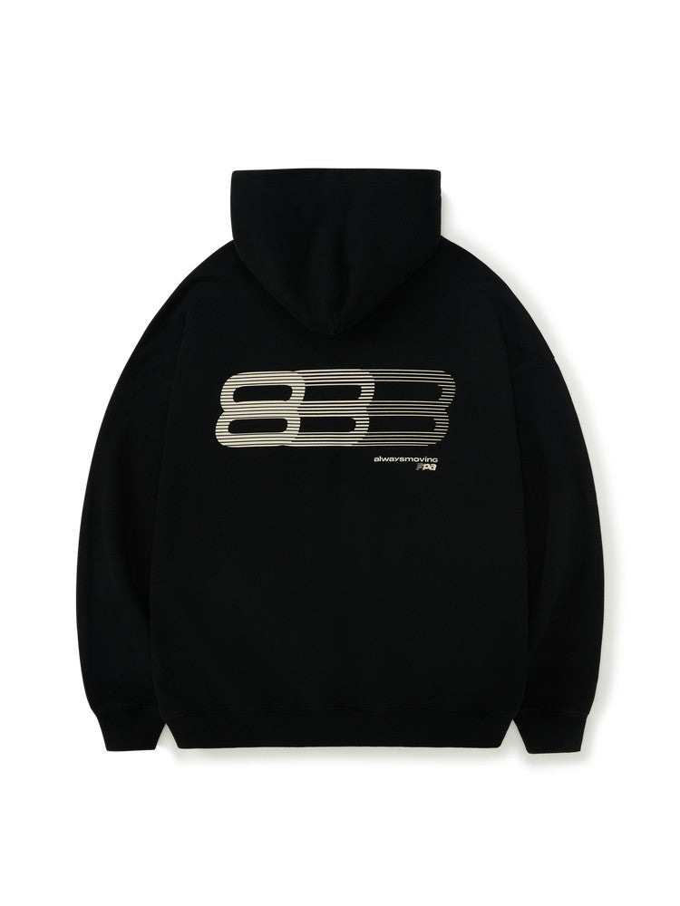 FPA Gradient Track Graphic Hoodie - Chinese Streetwear Spring Casual Heavyweight American Style Hooded Sweatshirt for Men