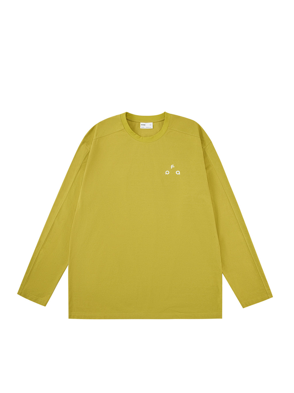 FPA Sorona Antibacterial Comfort Long-Sleeve Shirt – American Casual Streetwear Basic Logo Couple Tee for Spring/Autumn