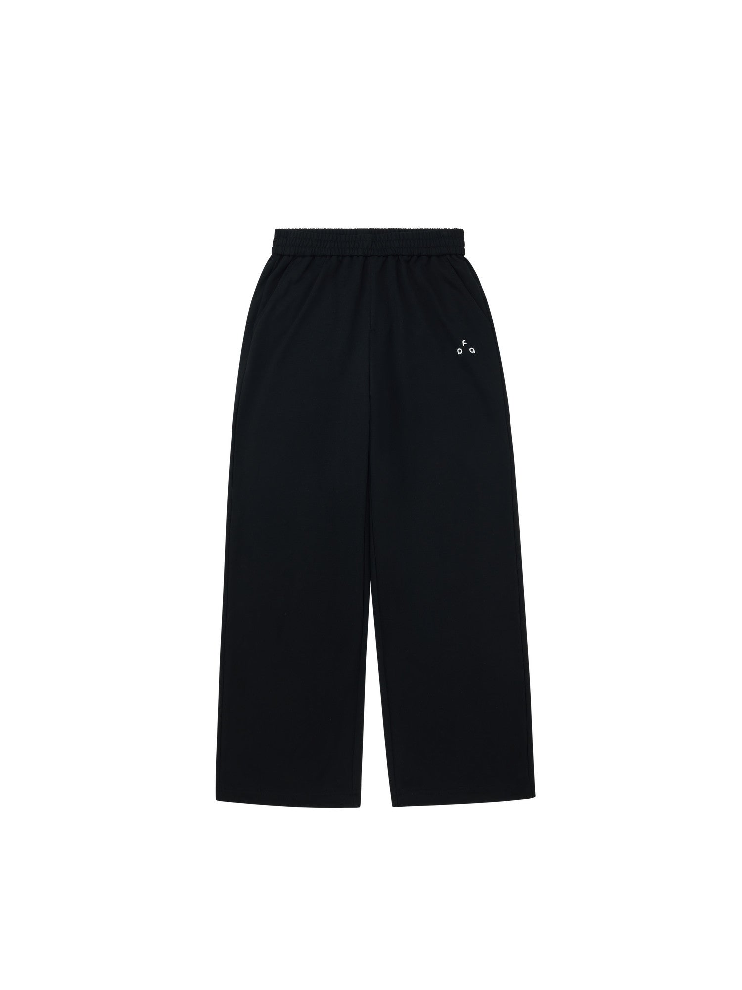 FPA Heavyweight Terry Cloth Warm Lounge Pants – Straight Leg, Relaxed Fit, Unisex Casual Black Sweatpants for Men
