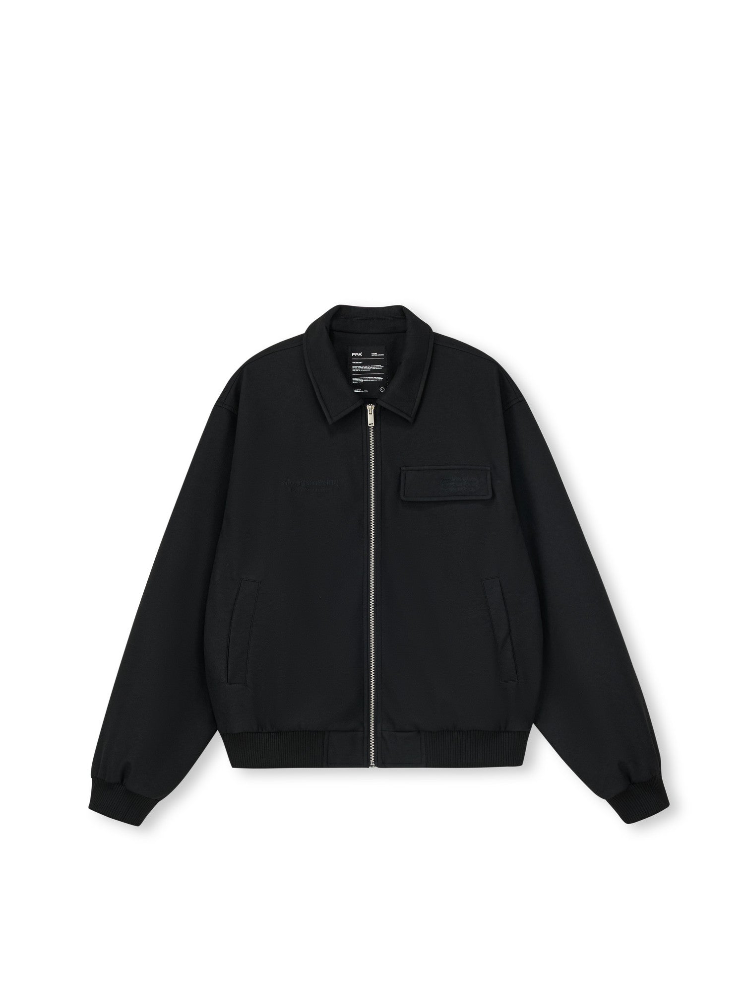 FPA Textured Sports Jacket - American Retro Streetwear Unisex Loose Short Fall Motorcycle Jacket