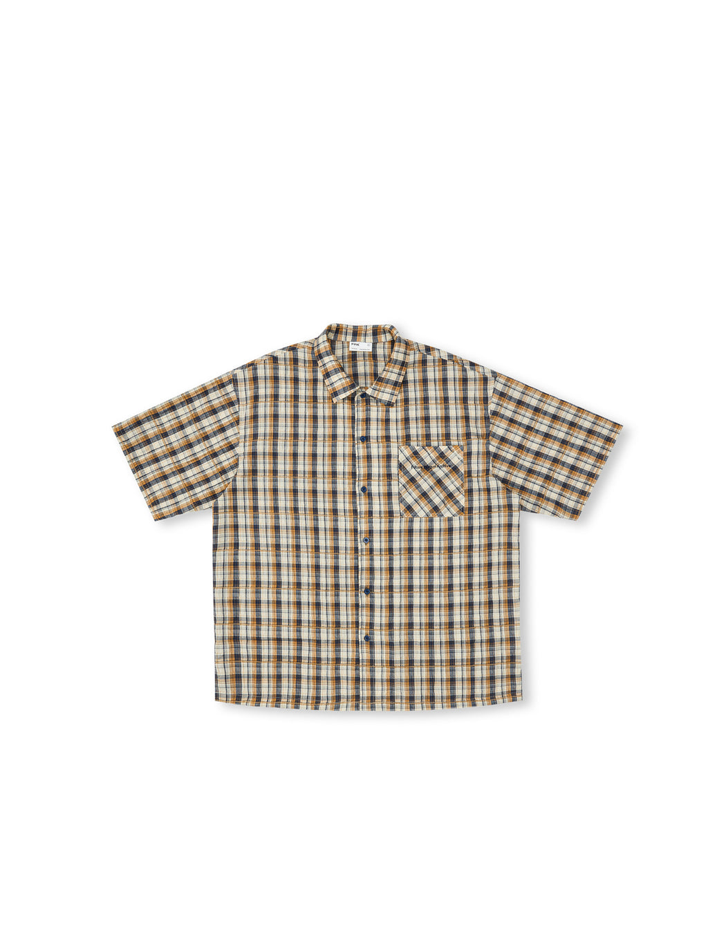 FPA Plaid Cuban Short-Sleeve Shirt – American Retro Streetwear Summer Loose-Fit Casual Shirt for Men
