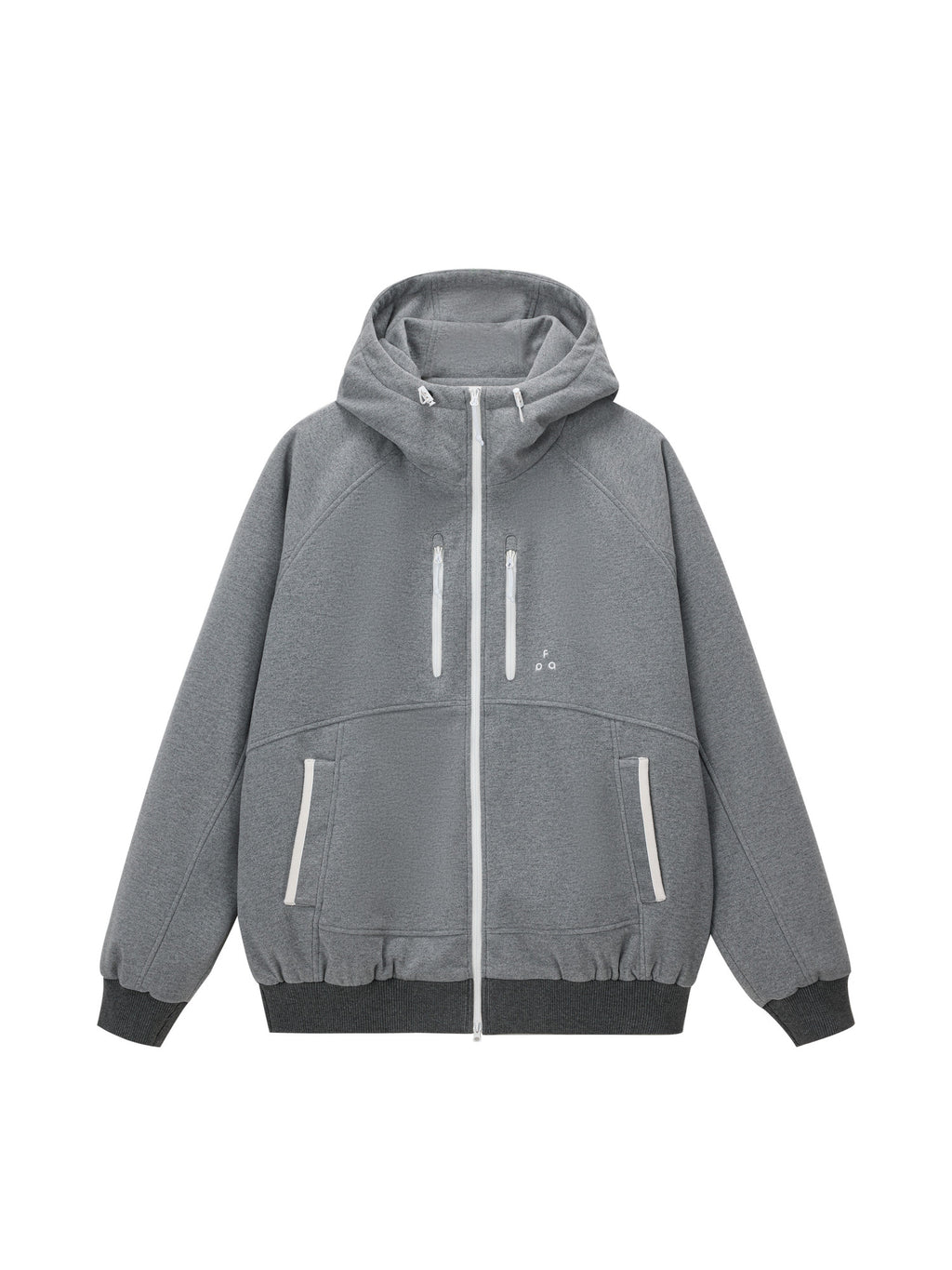 FPA 90% White Duck Down Wool-Blend Warm Coat – Men's Outdoor Casual Retro Hooded Down Jacket for Fall/Winter