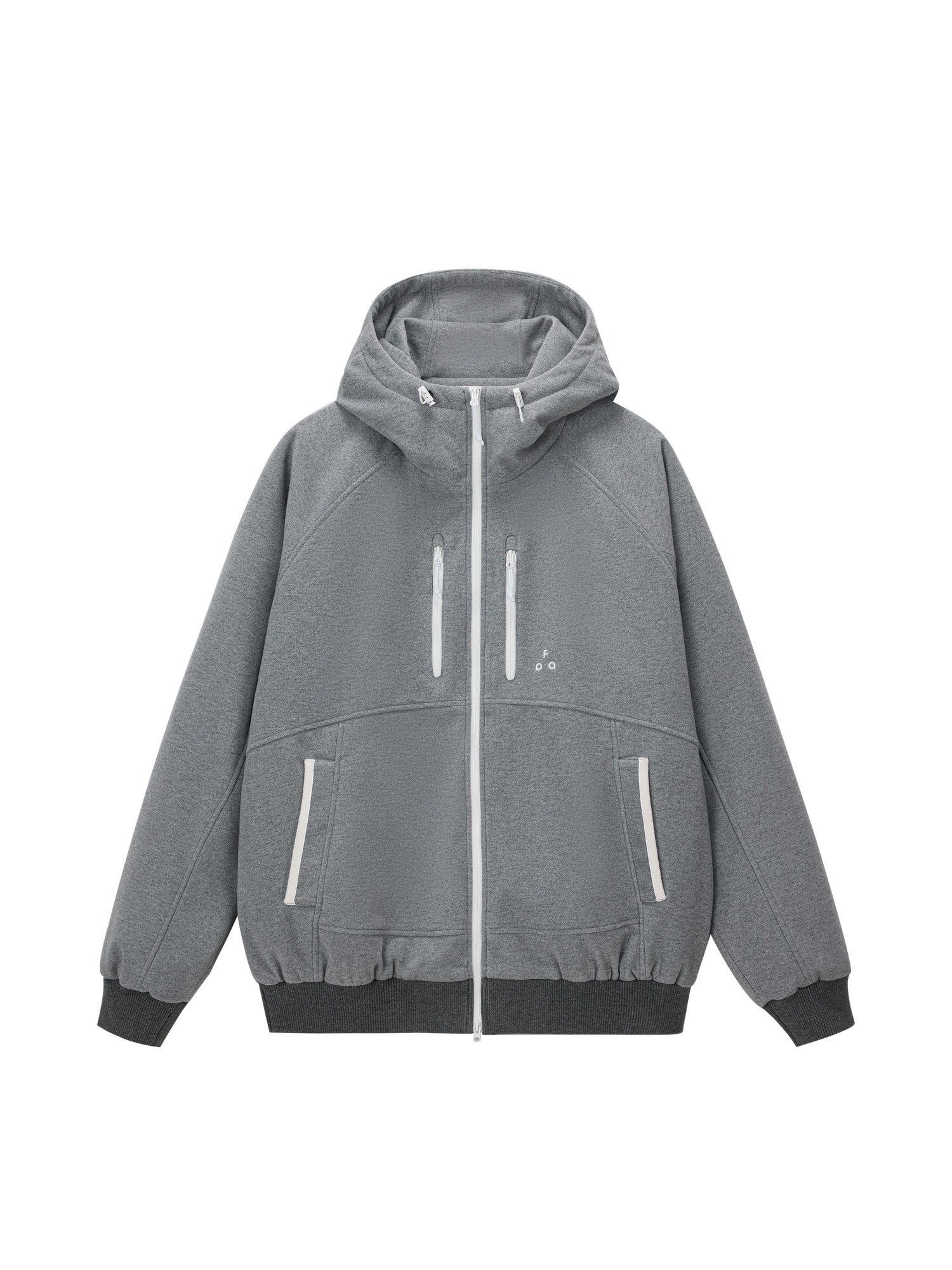 FPA 90% White Duck Down Wool-Blend Warm Coat – Men's Outdoor Casual Retro Hooded Down Jacket for Fall/Winter