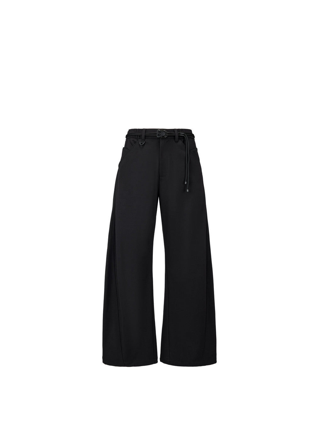 FPA Outdoor Sports Moisture-Wicking Four-Way Stretch Curved Blade Trousers 2026 New Loose Wide-Leg Black Casual Pants