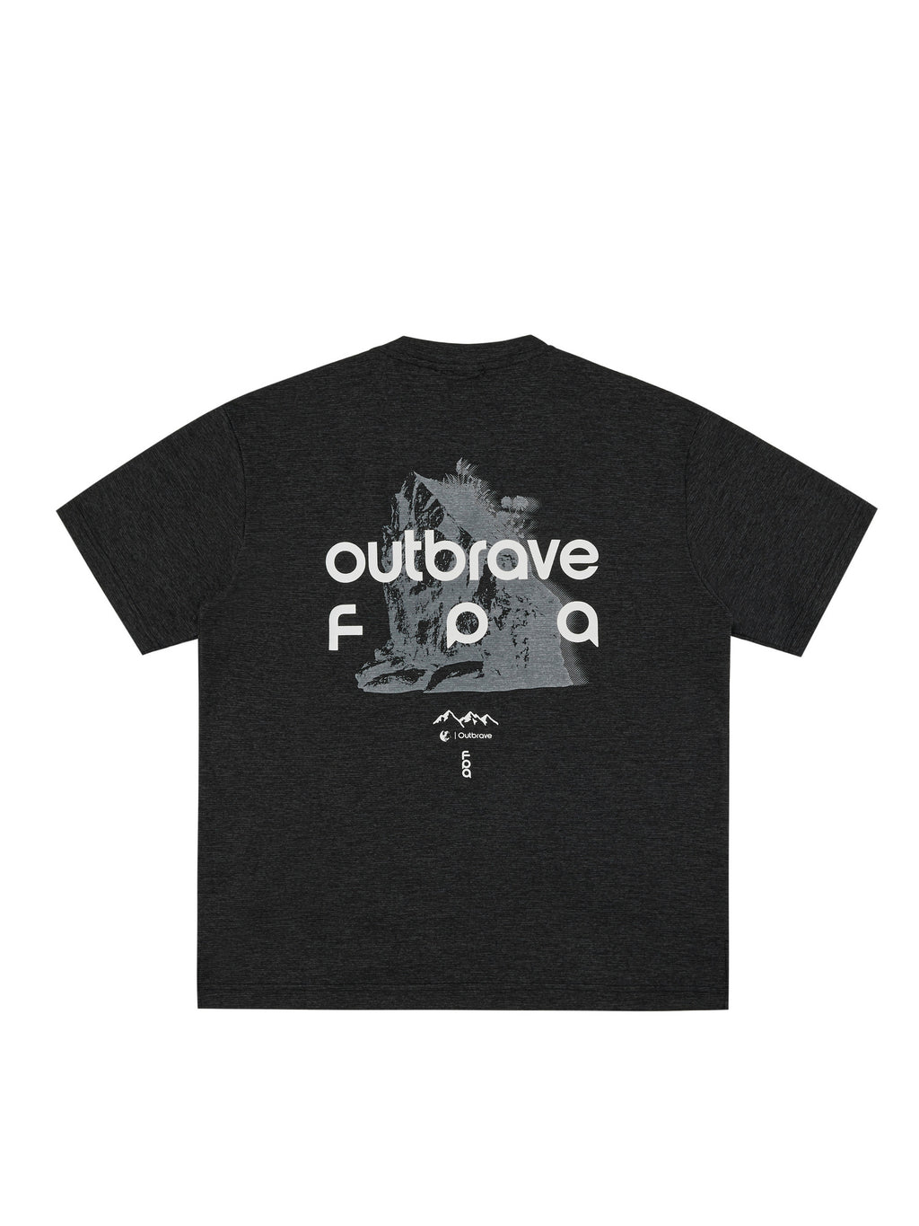 FPA Quick-Dry Breathable Mountain-Style Color-Block Print Short Sleeve Summer Sports Design Crew Neck Unisex Mid-Sleeve T-Shirt for Men