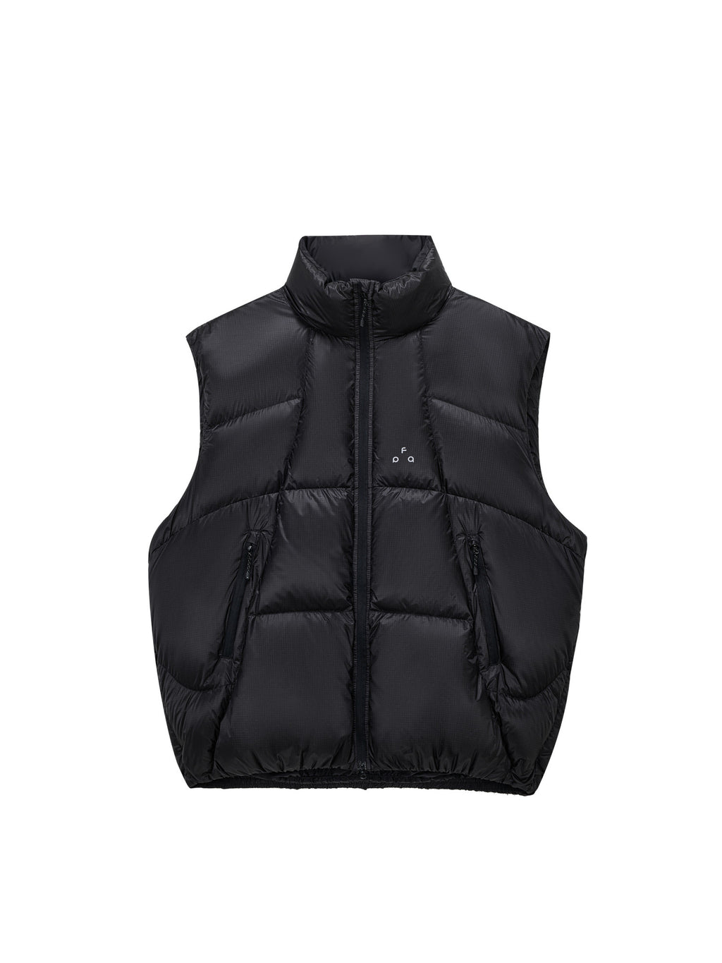 FPA Transparent Grid Stand Collar Down Vest - 2026 New Winter Thickened Warm Couple Sleeveless Down Jacket for Men