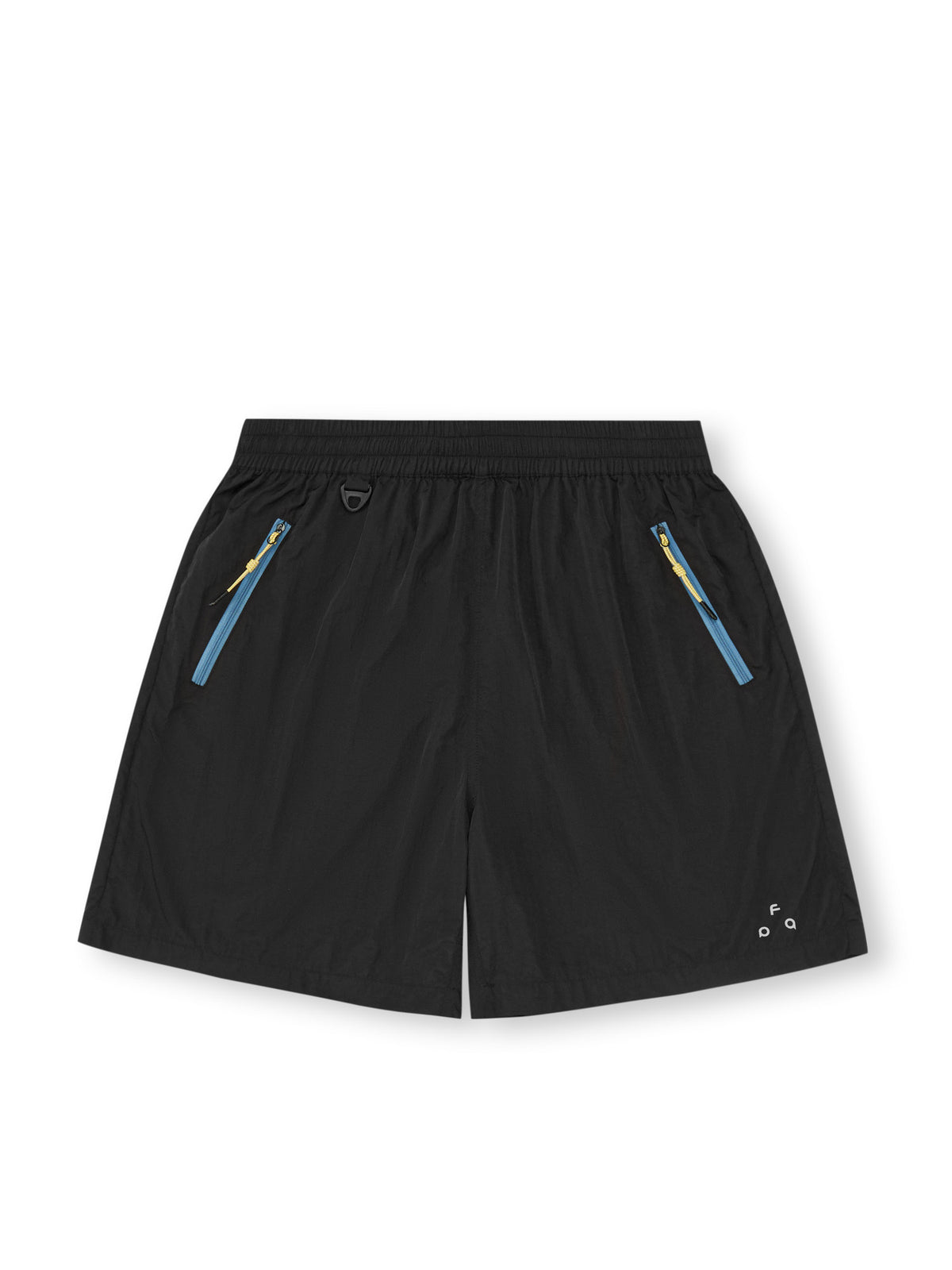 FPA Sports Outdoor Color-Block Zip Shorts – Trendy Loose-Fit Casual Fitness Shorts with Pockets