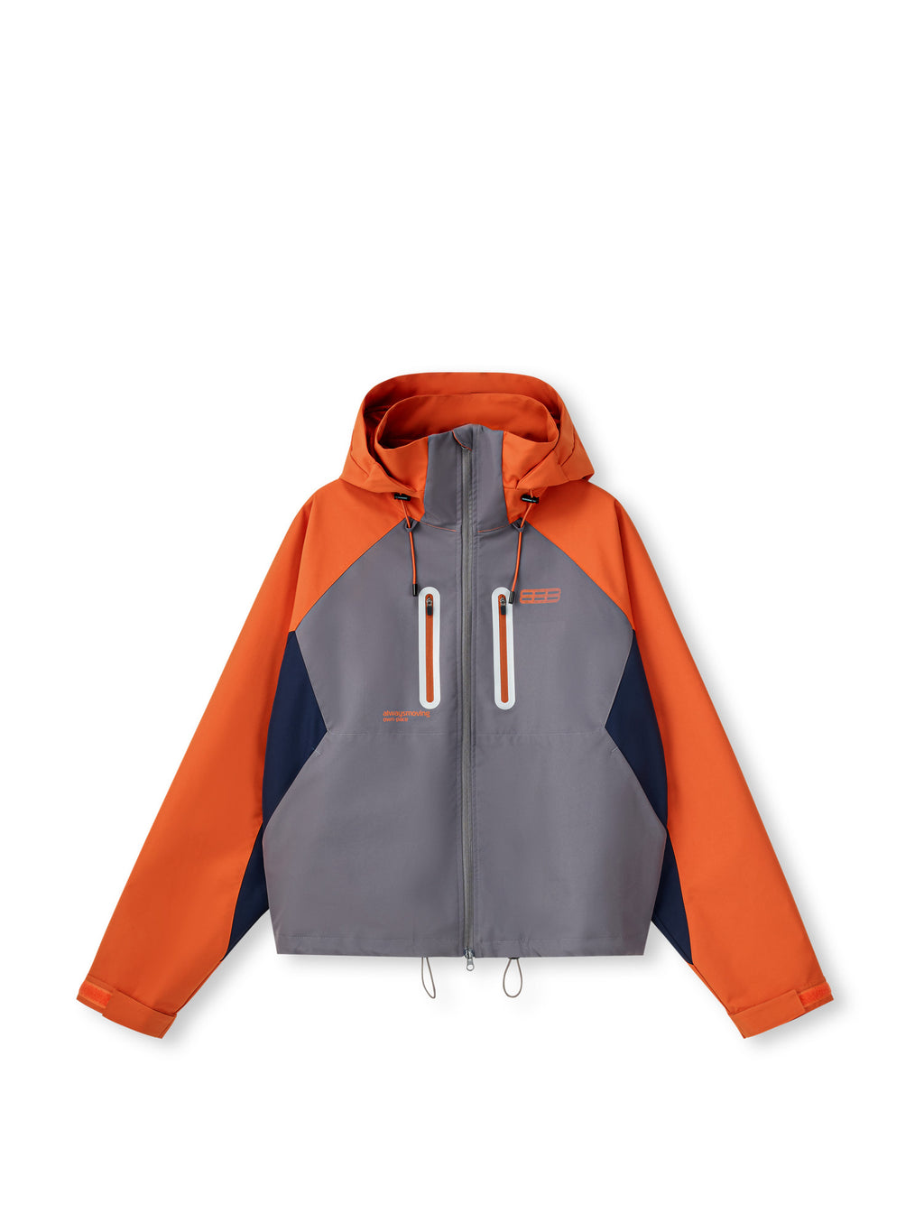 FPA Color-Block Outdoor Windbreaker Jacket - Waterproof & Windproof, Cocoon Fit, Three-Proof, for Hiking and Mountaineering