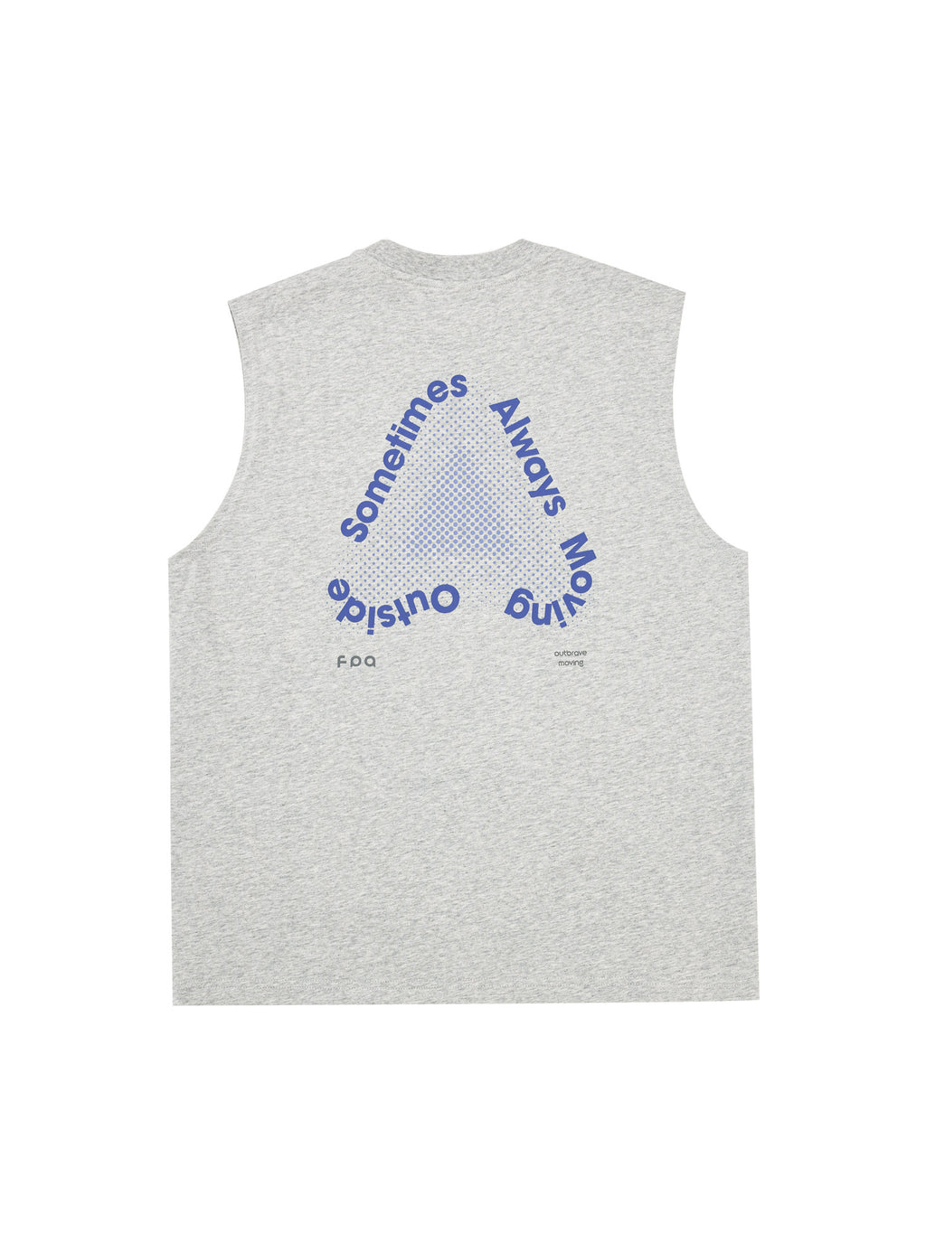 FPA Quick-Dry 7A Antibacterial Sports Vest - National Trend Summer Loose Round Neck Printed Sleeveless T-Shirt