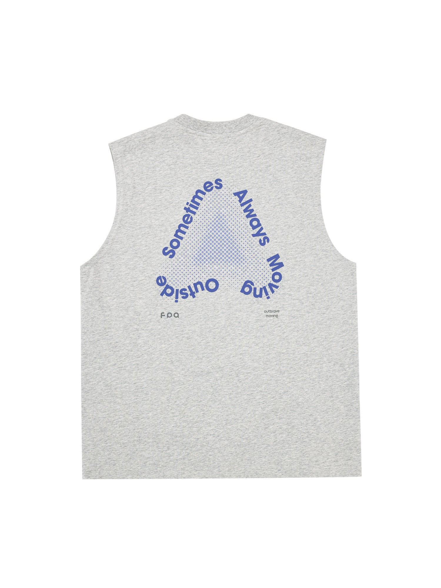 FPA Quick-Dry 7A Antibacterial Sports Vest - National Trend Summer Loose Round Neck Printed Sleeveless T-Shirt