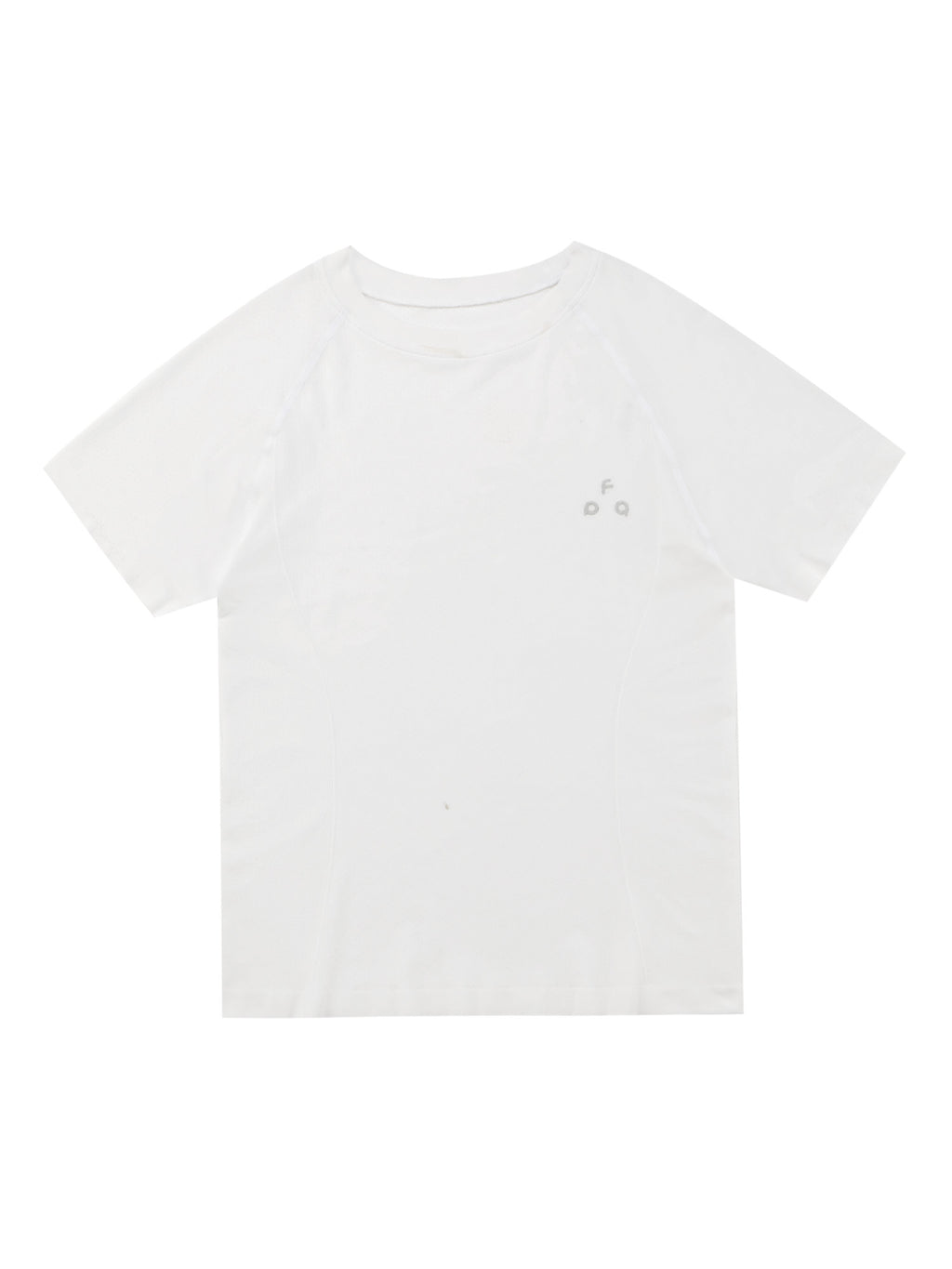 FPA Women's Seamless Knit Short Sleeve T-Shirt - Summer Slim Fit Crew Neck Outdoor Fitness Casual Logo Basic Tee