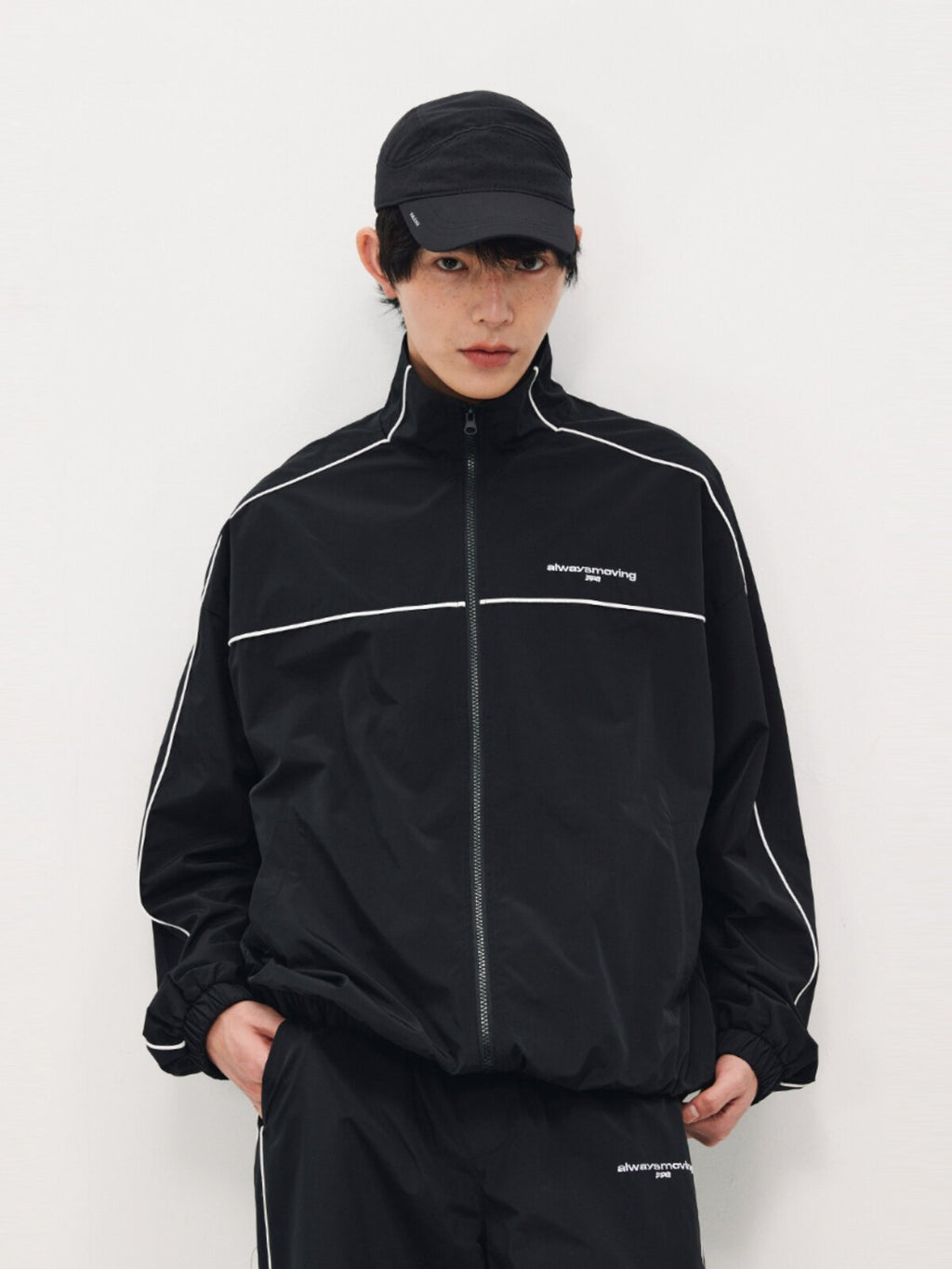 FPA Retro Sports Casual Jacket Spring/Autumn Loose Outdoor American Short Stand Collar Top Chinese Streetwear Brand Coat