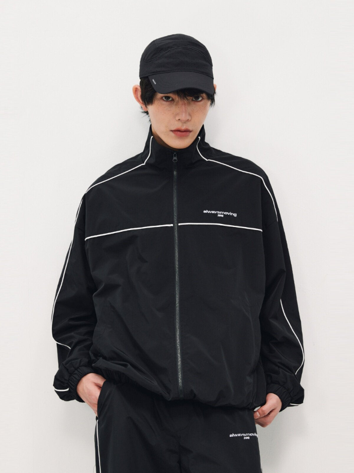 FPA Retro Sports Casual Jacket Spring/Autumn Loose Outdoor American Short Stand Collar Top Chinese Streetwear Brand Coat