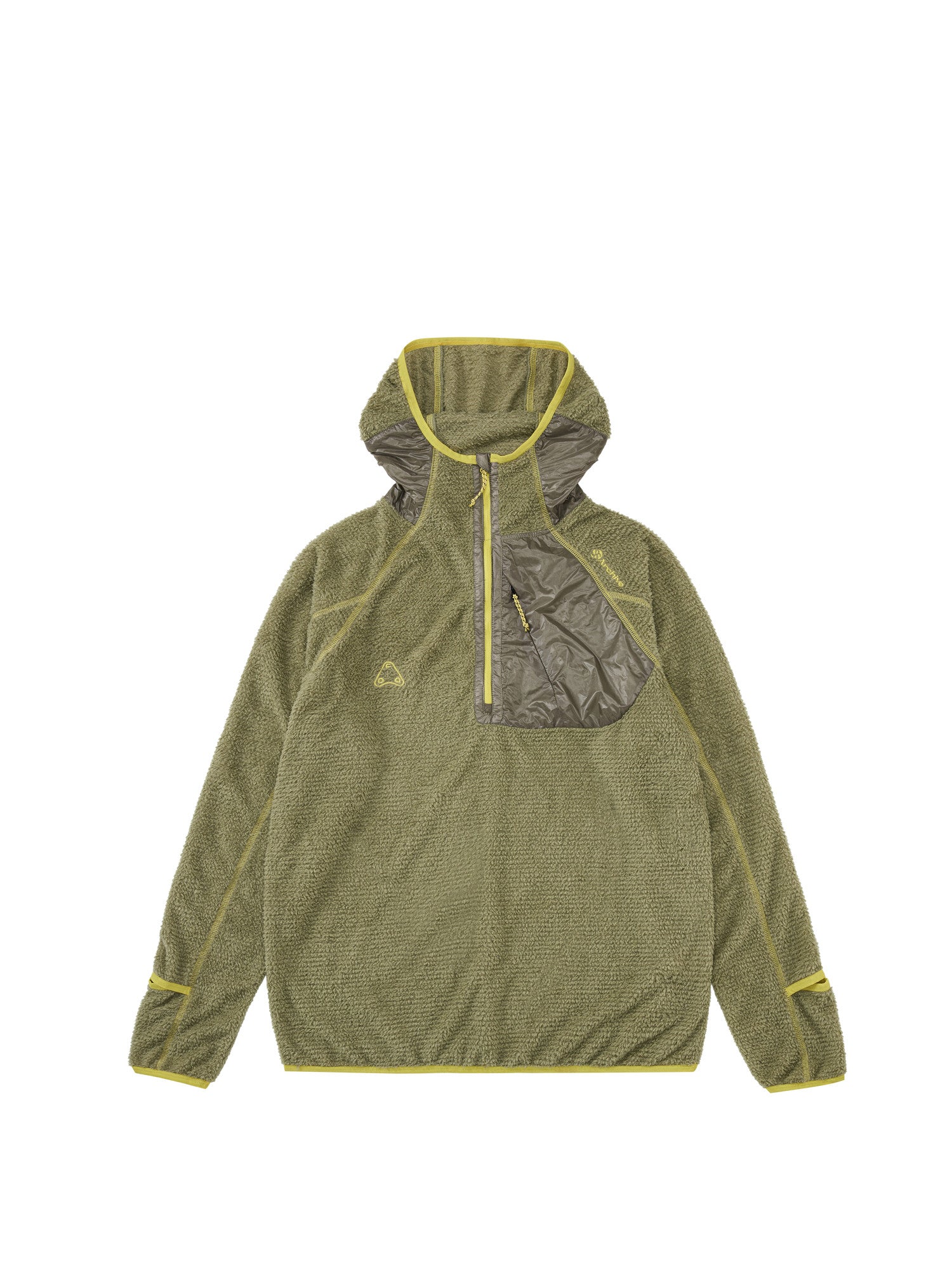 FPA Lightweight Outdoor Fleece Hooded Long-Sleeve Spring/Autumn Retro Sports Unisex Half-Zip Hoodie