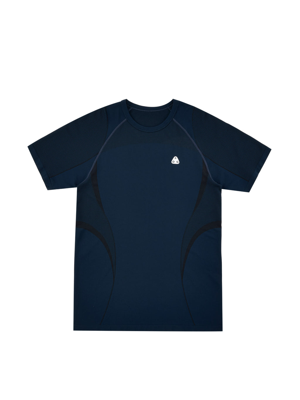 FPA Contrast Color Line Texture Knit Short Sleeve T-Shirt 2026 New Summer Style Premium Athletic Fitness Tee for Men