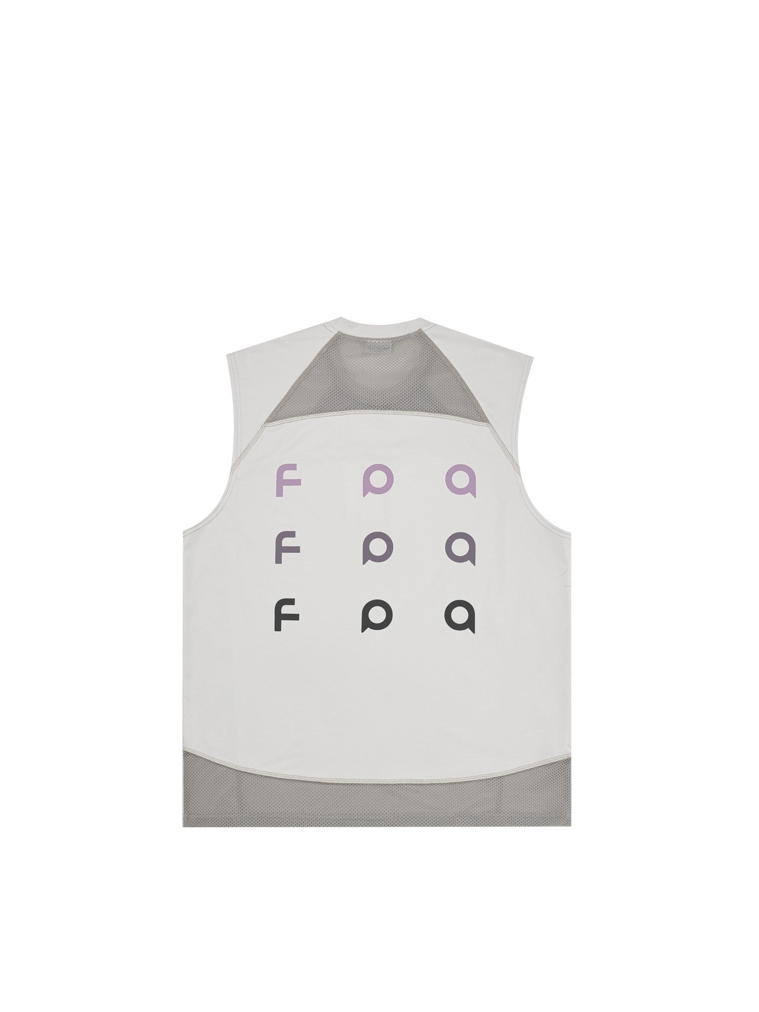 FPA Cool-Touch Gradient Logo Sleeveless Tank Top for Summer Outdoor Sports, Lightweight Chinese Streetwear Vest, Men's Muscle Tee