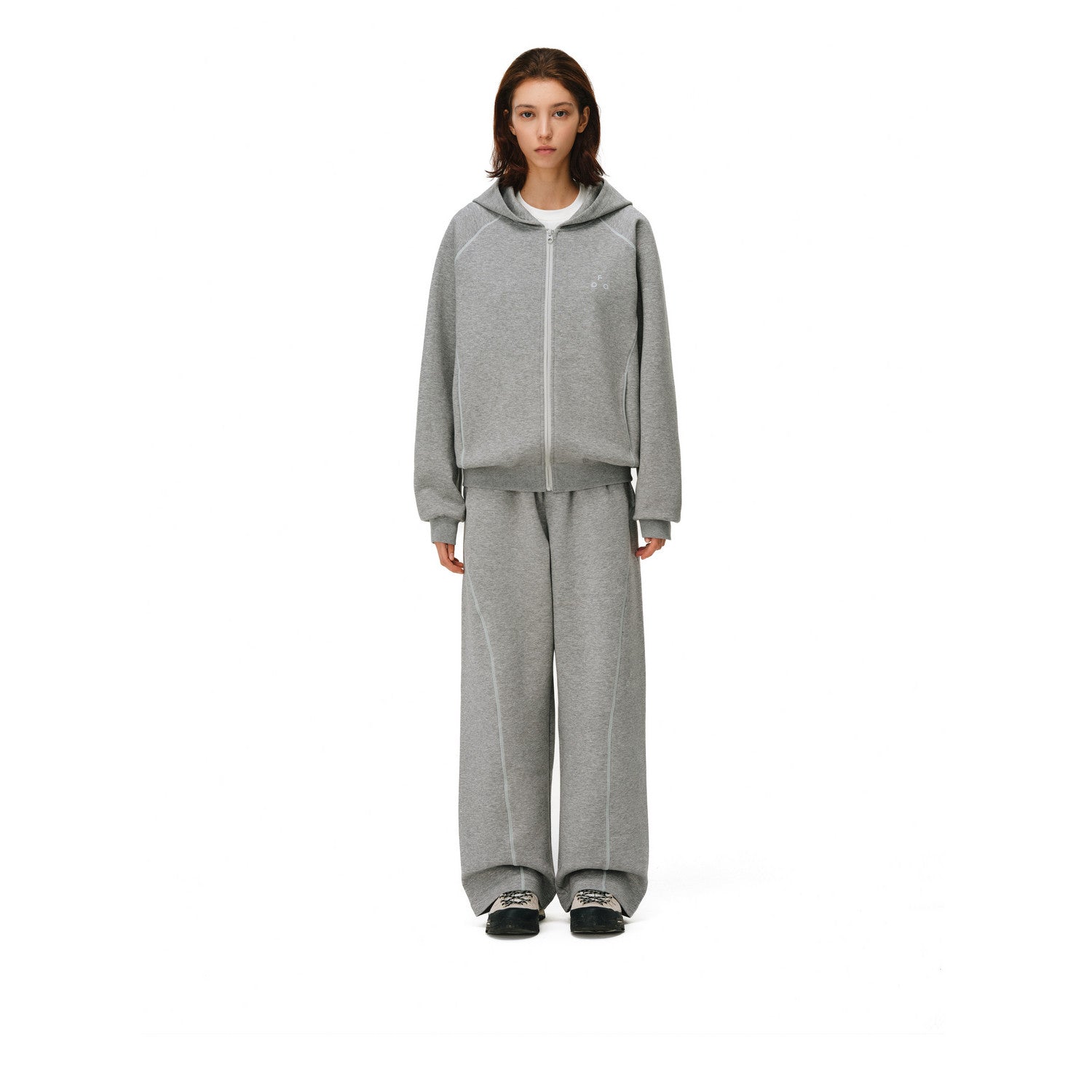FPA Hasselblad Line Cardigan Hoodie / Skin-Friendly Drape Air-Layer Sweatpants