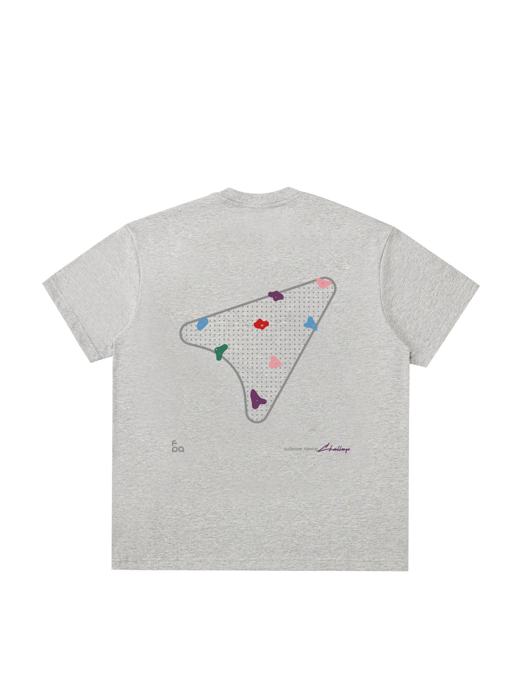 FPA Quick-Dry 7A Antibacterial Outdoor Sports Short-Sleeve T-Shirt, Chinese Trendy Crew Neck Loose Couple Style, Summer Cool-Touch Tee