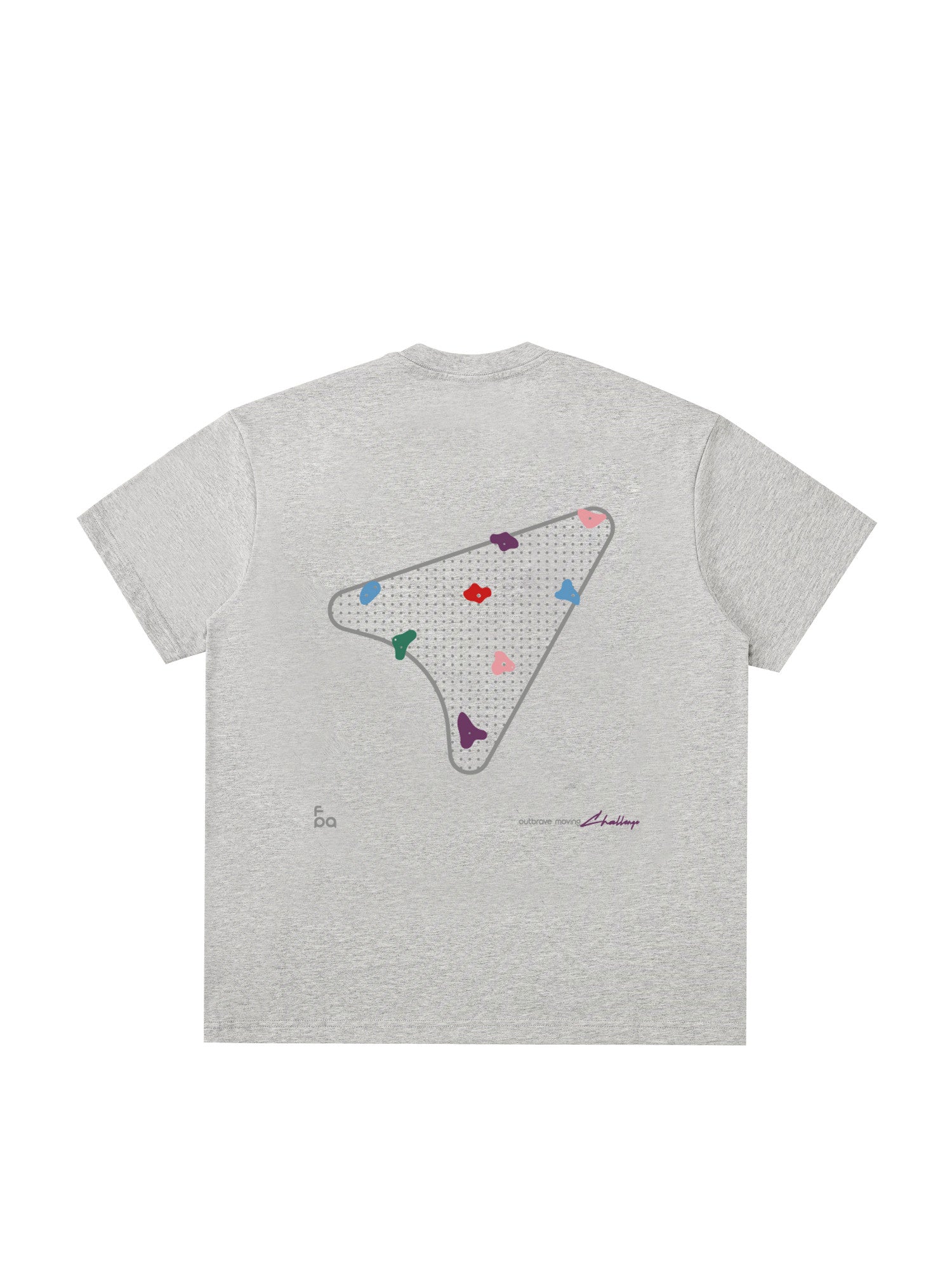 FPA Quick-Dry 7A Antibacterial Outdoor Sports Short-Sleeve T-Shirt, Chinese Trendy Crew Neck Loose Couple Style, Summer Cool-Touch Tee