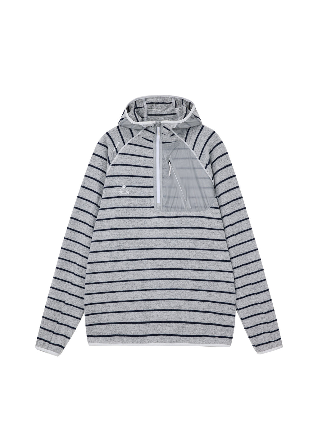 FPA Striped Patchwork Hoodie 2026 New Spring Sports Contrast Color Half-Zip Couple Hooded Sweatshirt