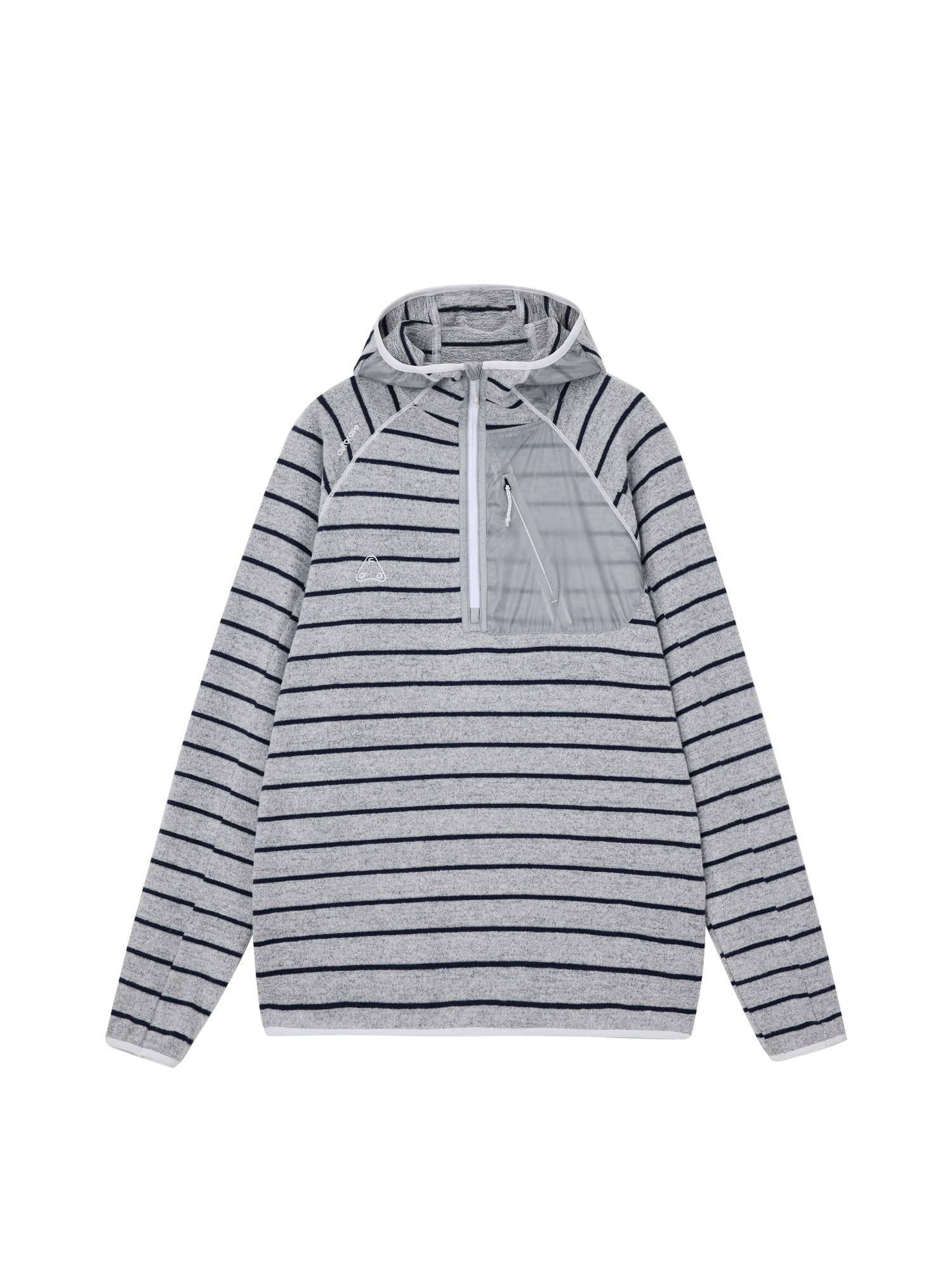 FPA Striped Patchwork Hoodie 2026 New Spring Sports Contrast Color Half-Zip Couple Hooded Sweatshirt
